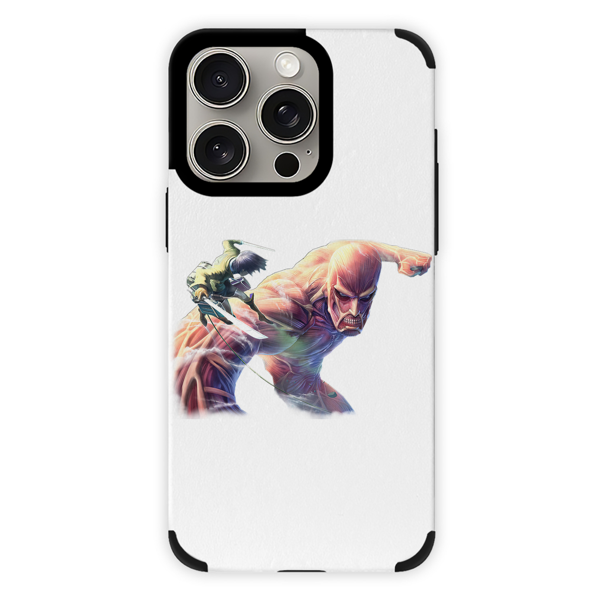 （画像用） 進撃の巨人 Attack on Titan 【iPhone15ProMax対応】 PUレザー スマホケース 耐衝撃＆黄変防止