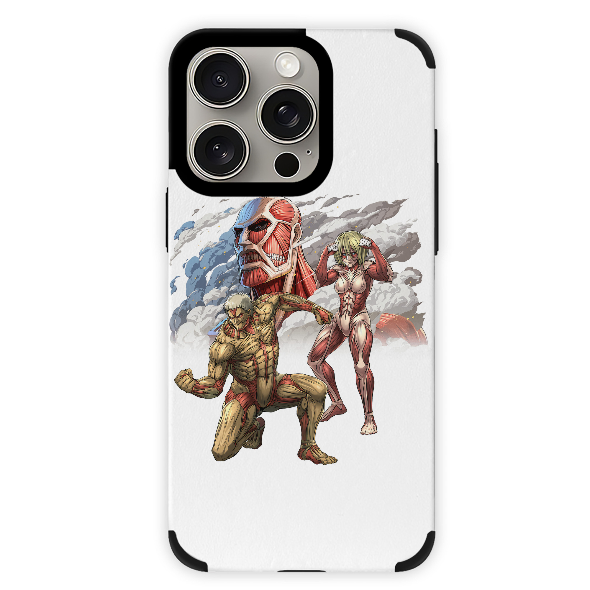 （画像用） 進撃の巨人 Attack on Titan 【iPhone15ProMax対応】 PUレザー スマホケース 耐衝撃＆黄変防止