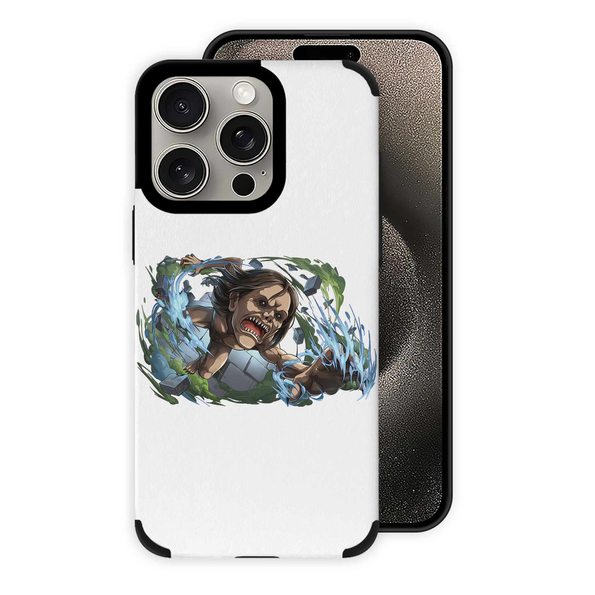 （画像用） 進撃の巨人 Attack on Titan 【iPhone15ProMax対応】 PUレザー スマホケース 耐衝撃＆黄変防止