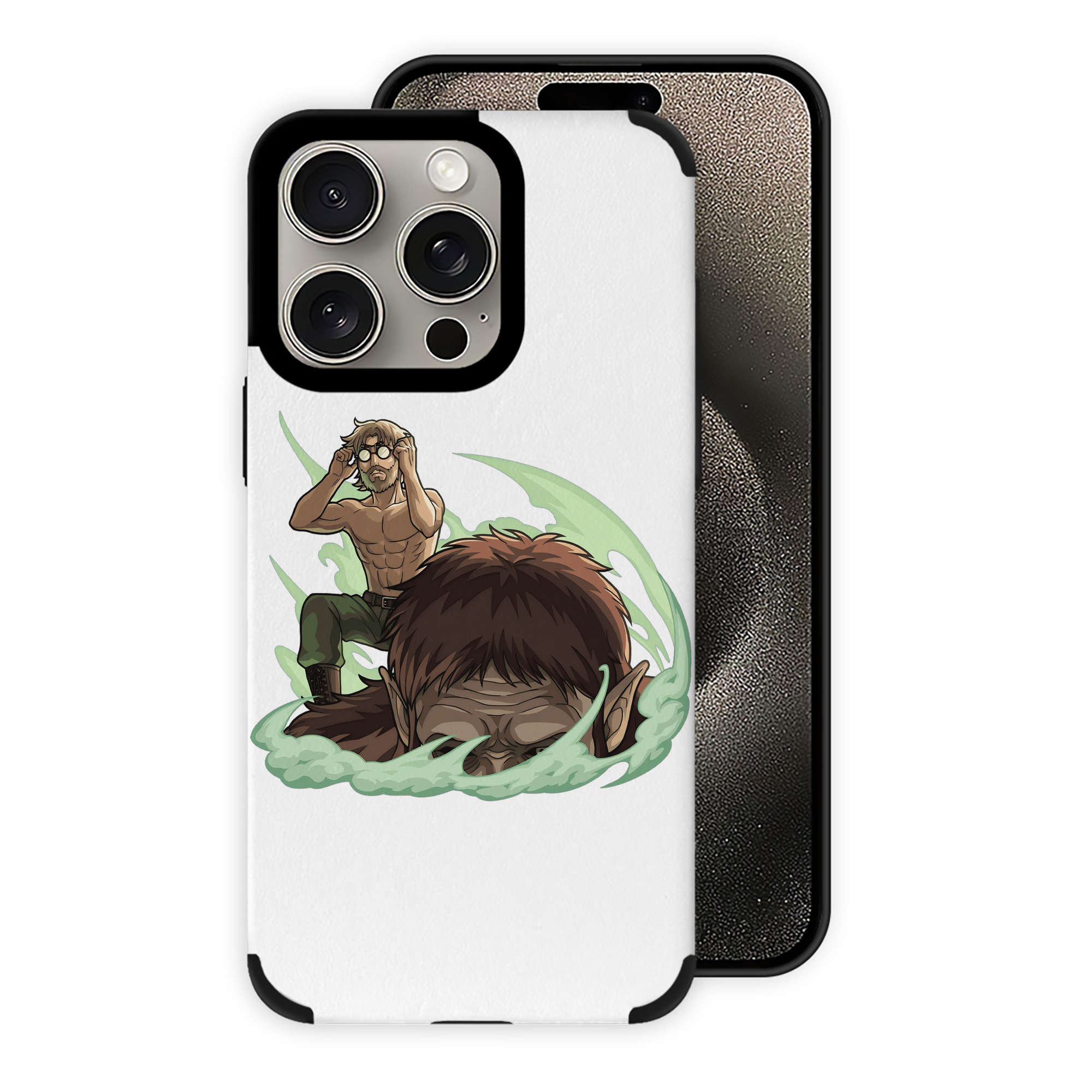 （画像用） 進撃の巨人 Attack on Titan 【iPhone15ProMax対応】 PUレザー スマホケース 耐衝撃＆黄変防止