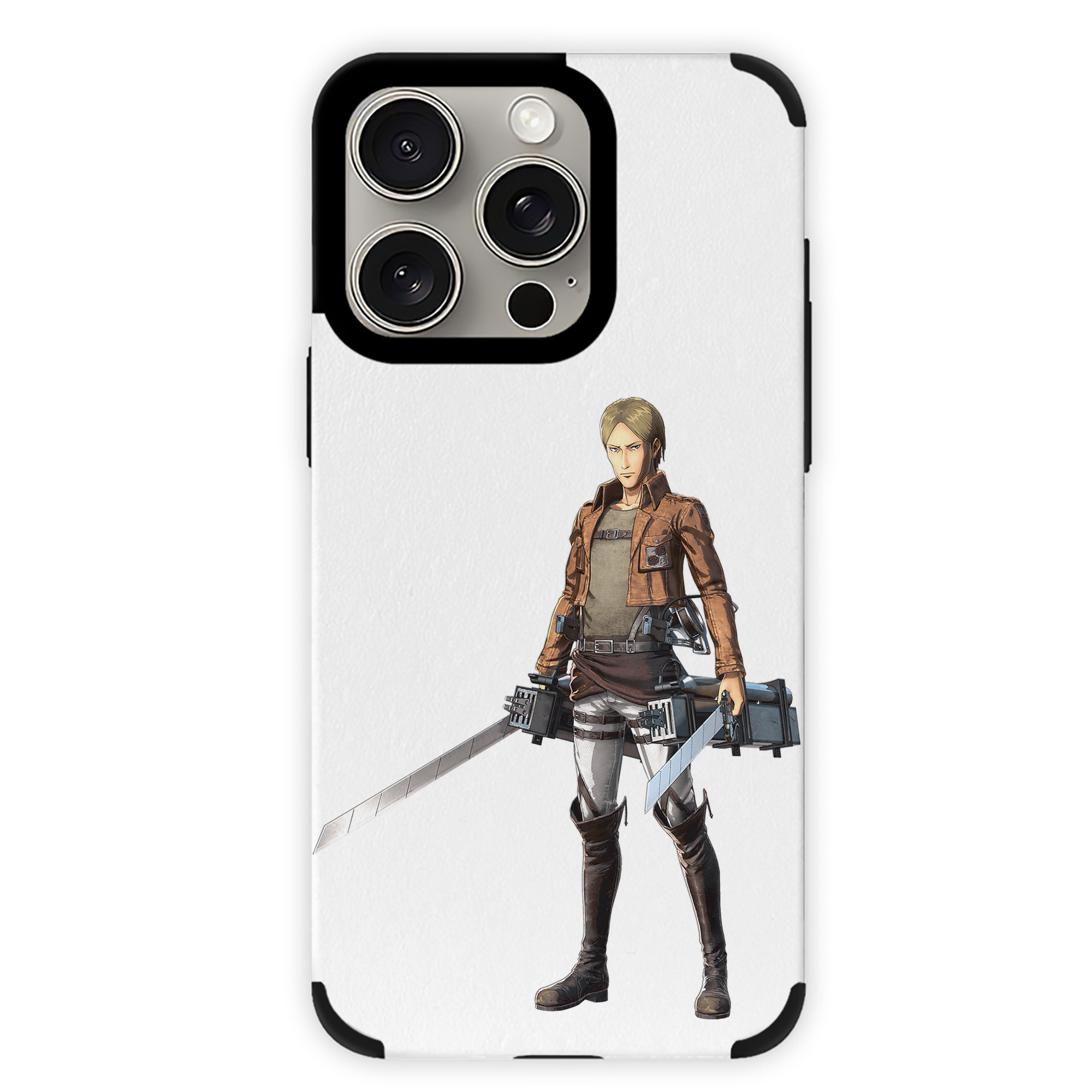 （画像用） 進撃の巨人 Attack on Titan 【iPhone15ProMax対応】 PUレザー スマホケース 耐衝撃＆黄変防止