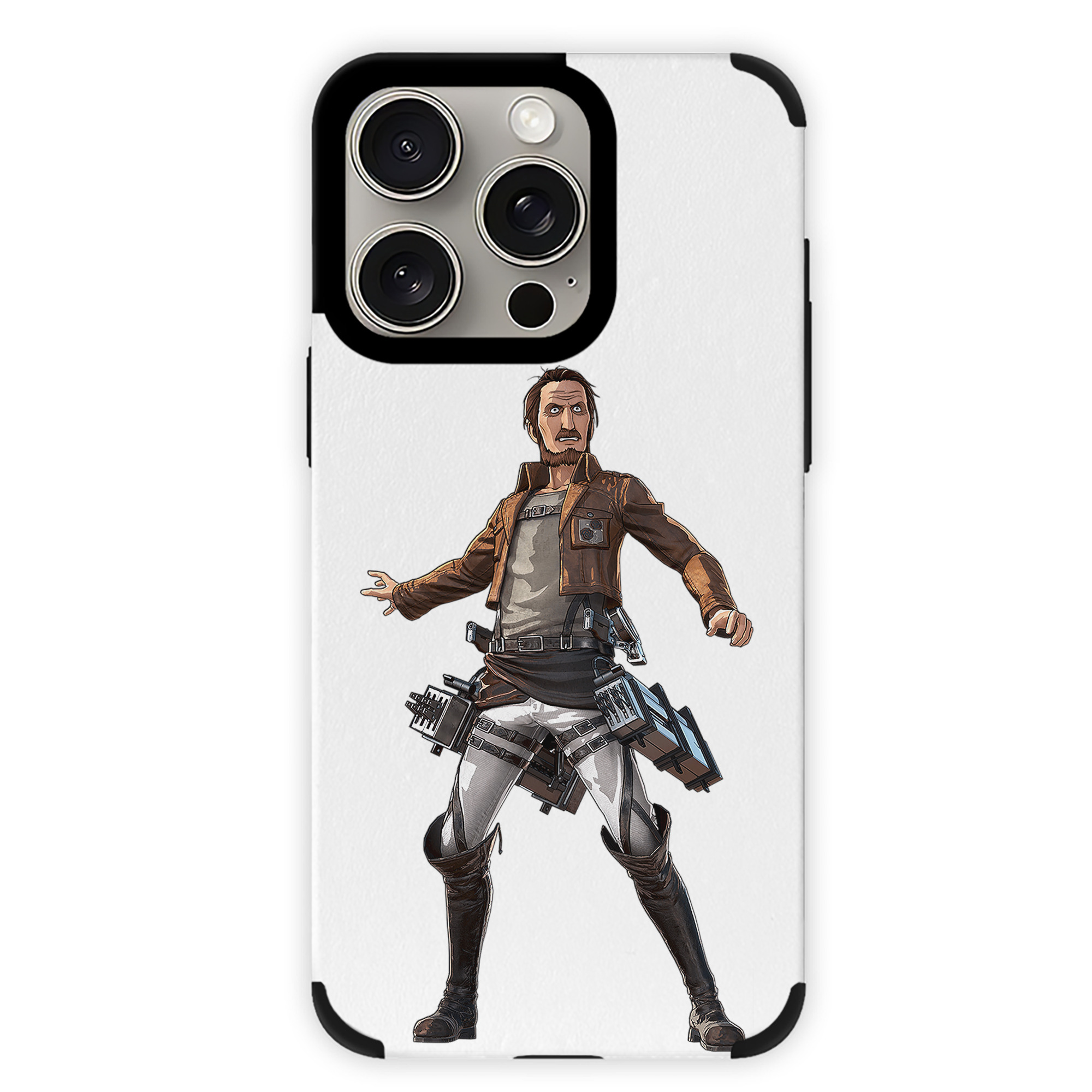（画像用） 進撃の巨人 Attack on Titan 【iPhone15ProMax対応】 PUレザー スマホケース 耐衝撃＆黄変防止