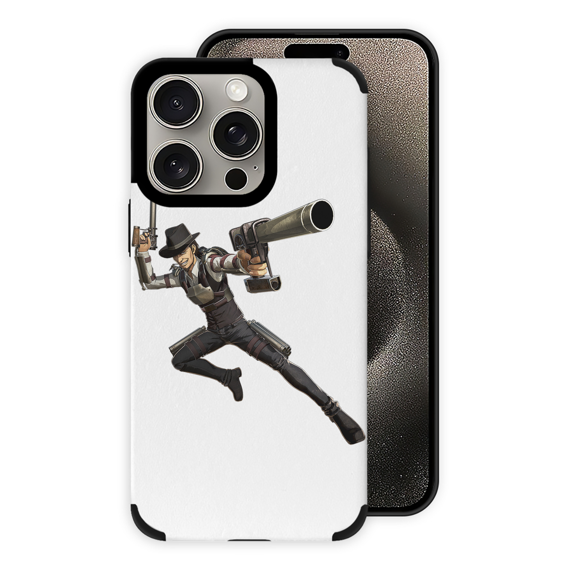 （画像用） 進撃の巨人 Attack on Titan 【iPhone15ProMax対応】 PUレザー スマホケース 耐衝撃＆黄変防止