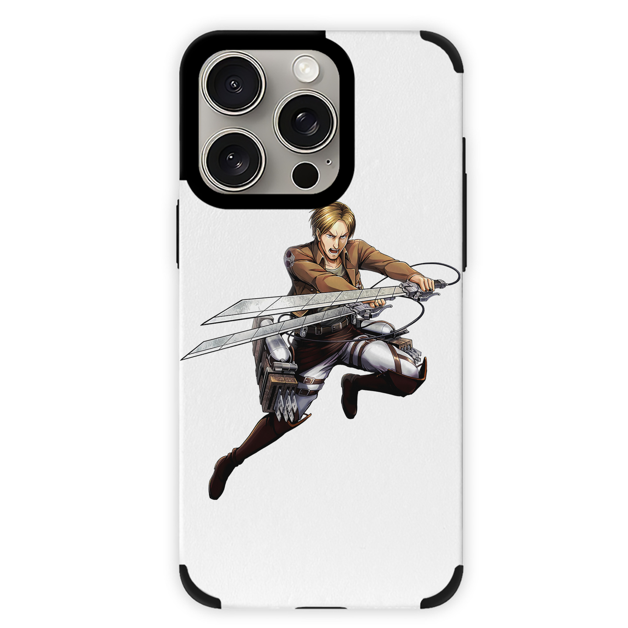 （画像用） 進撃の巨人 Attack on Titan 【iPhone15ProMax対応】 PUレザー スマホケース 耐衝撃＆黄変防止