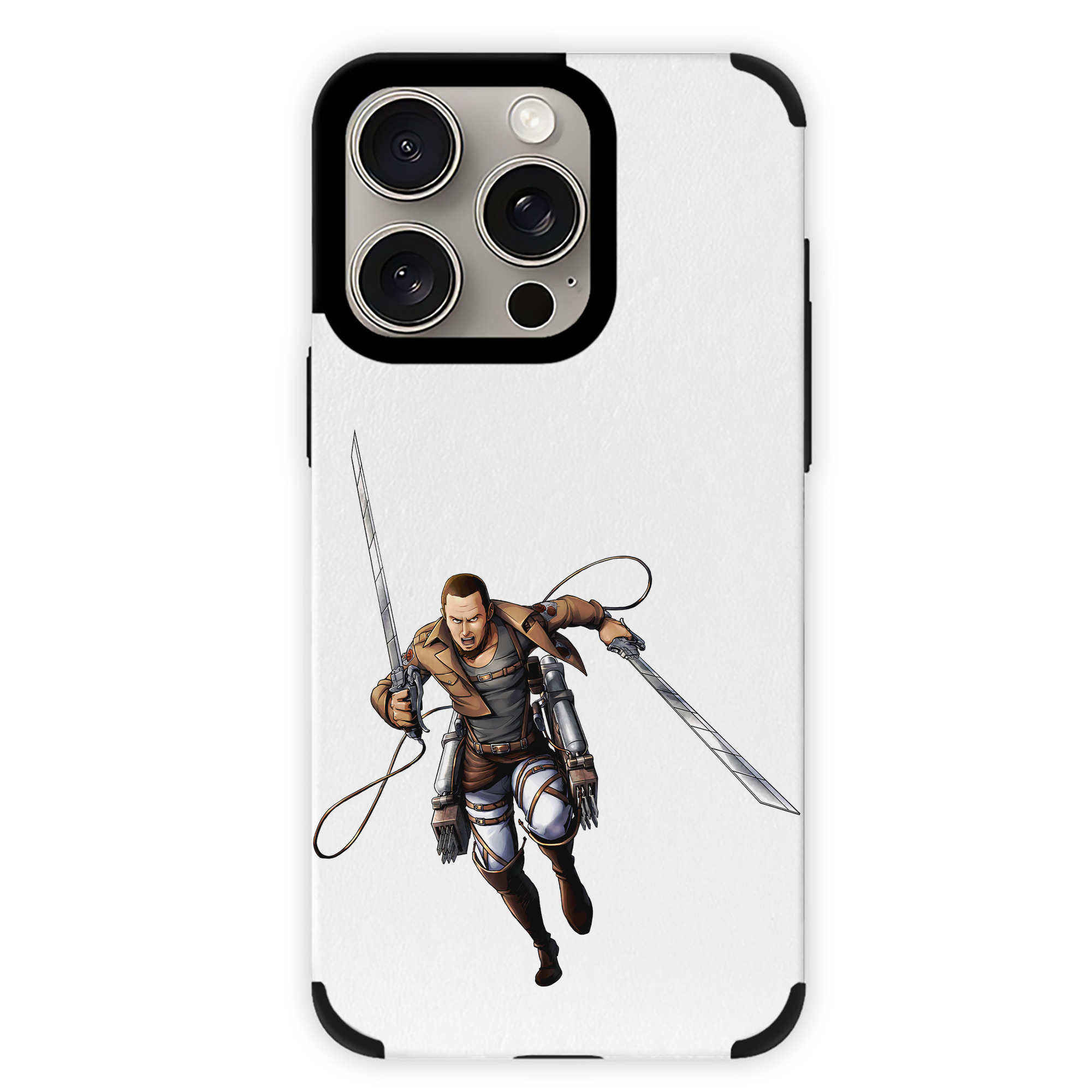 （画像用） 進撃の巨人 Attack on Titan 【iPhone15ProMax対応】 PUレザー スマホケース 耐衝撃＆黄変防止