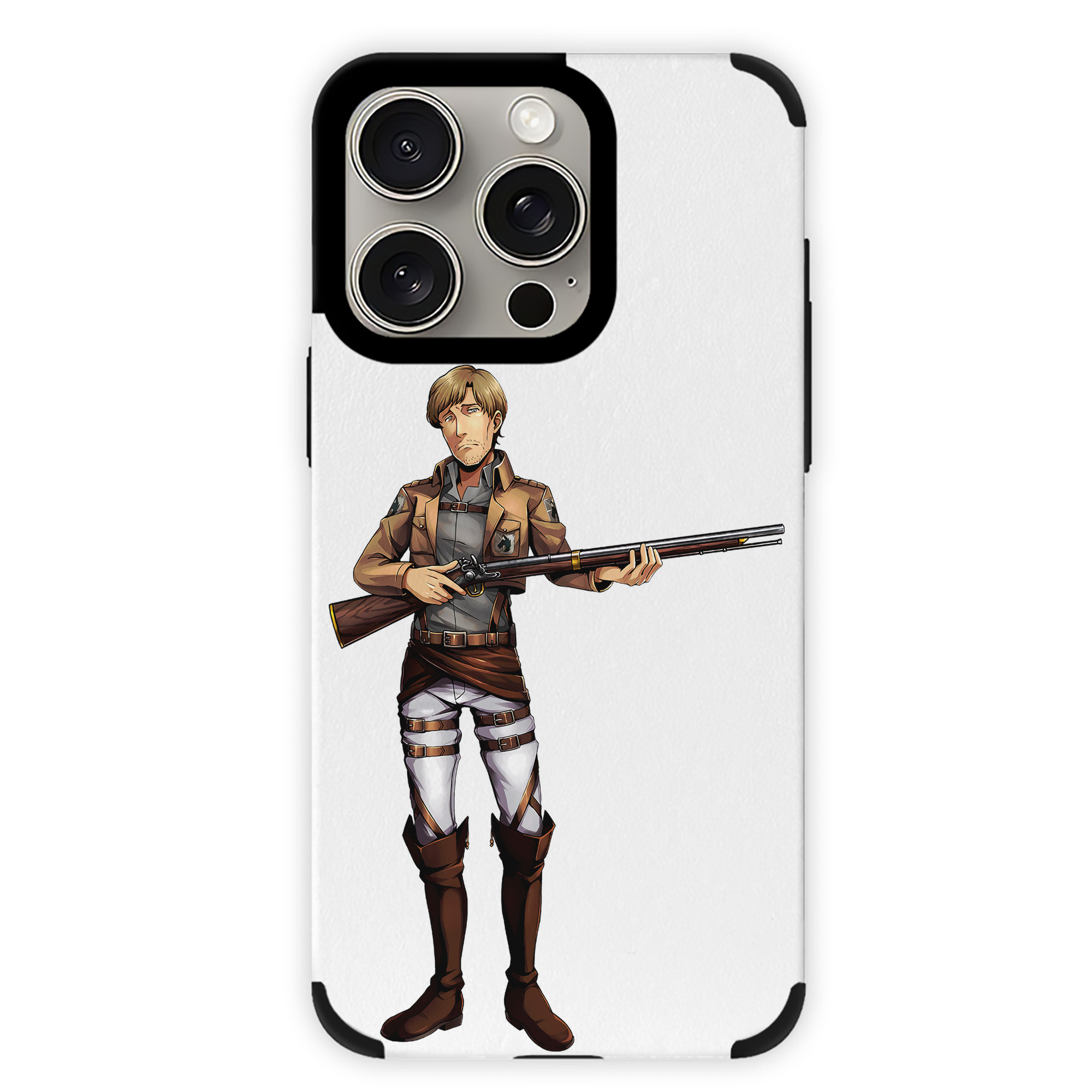 （画像用） 進撃の巨人 Attack on Titan 【iPhone15ProMax対応】 PUレザー スマホケース 耐衝撃＆黄変防止