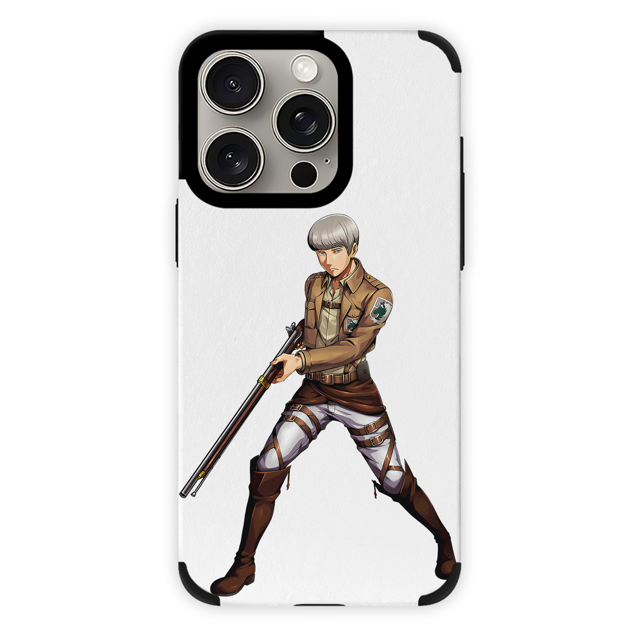 （画像用） 進撃の巨人 Attack on Titan 【iPhone15ProMax対応】 PUレザー スマホケース 耐衝撃＆黄変防止
