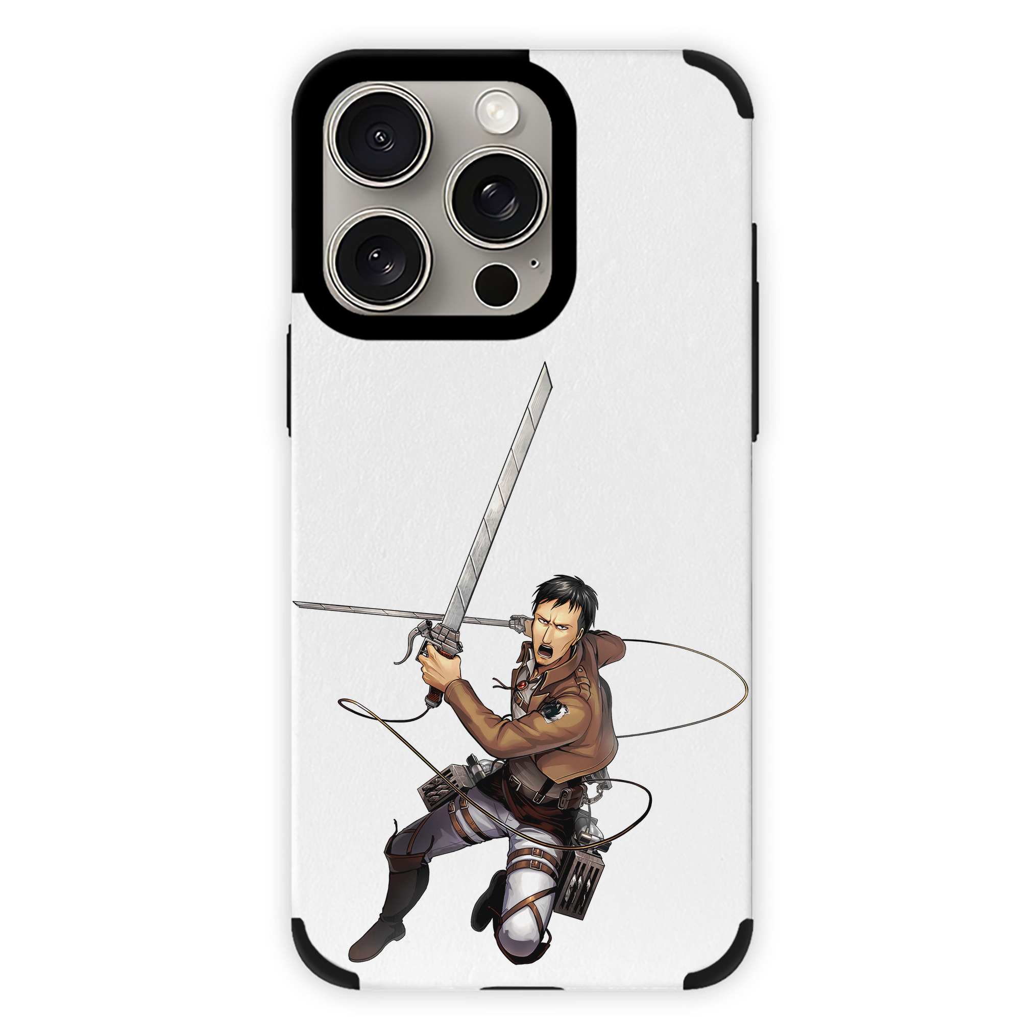 （画像用） 進撃の巨人 Attack on Titan 【iPhone15ProMax対応】 PUレザー スマホケース 耐衝撃＆黄変防止