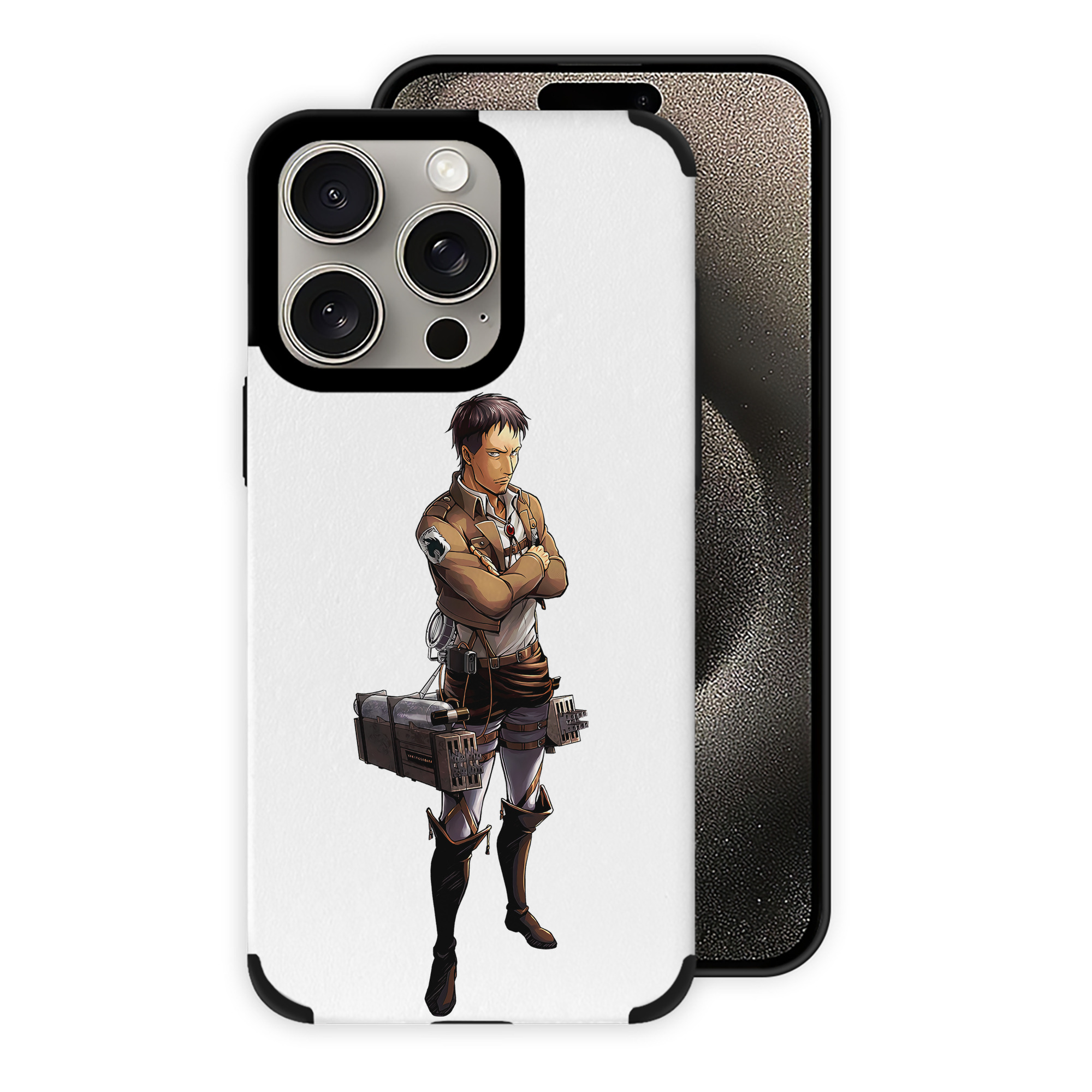 （画像用） 進撃の巨人 Attack on Titan 【iPhone15ProMax対応】 PUレザー スマホケース 耐衝撃＆黄変防止
