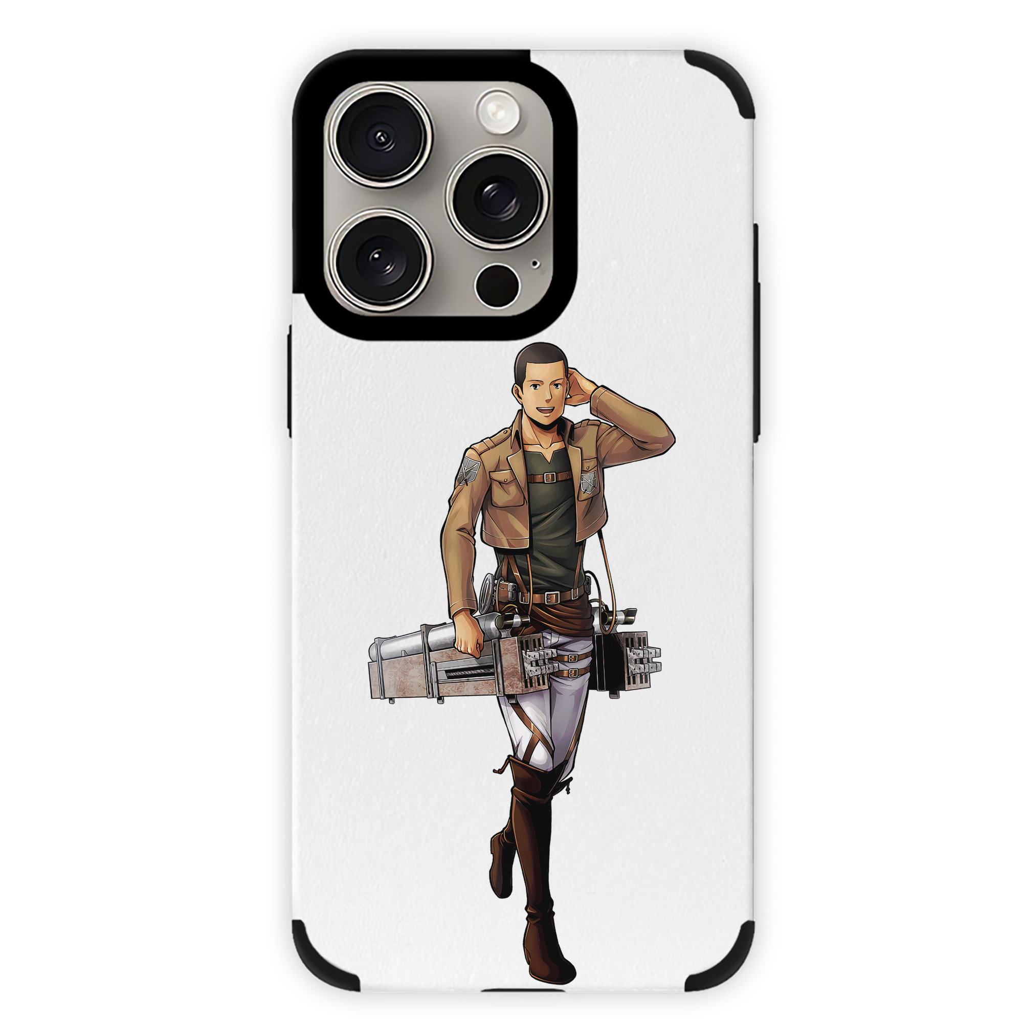 （画像用） 進撃の巨人 Attack on Titan 【iPhone15ProMax対応】 PUレザー スマホケース 耐衝撃＆黄変防止