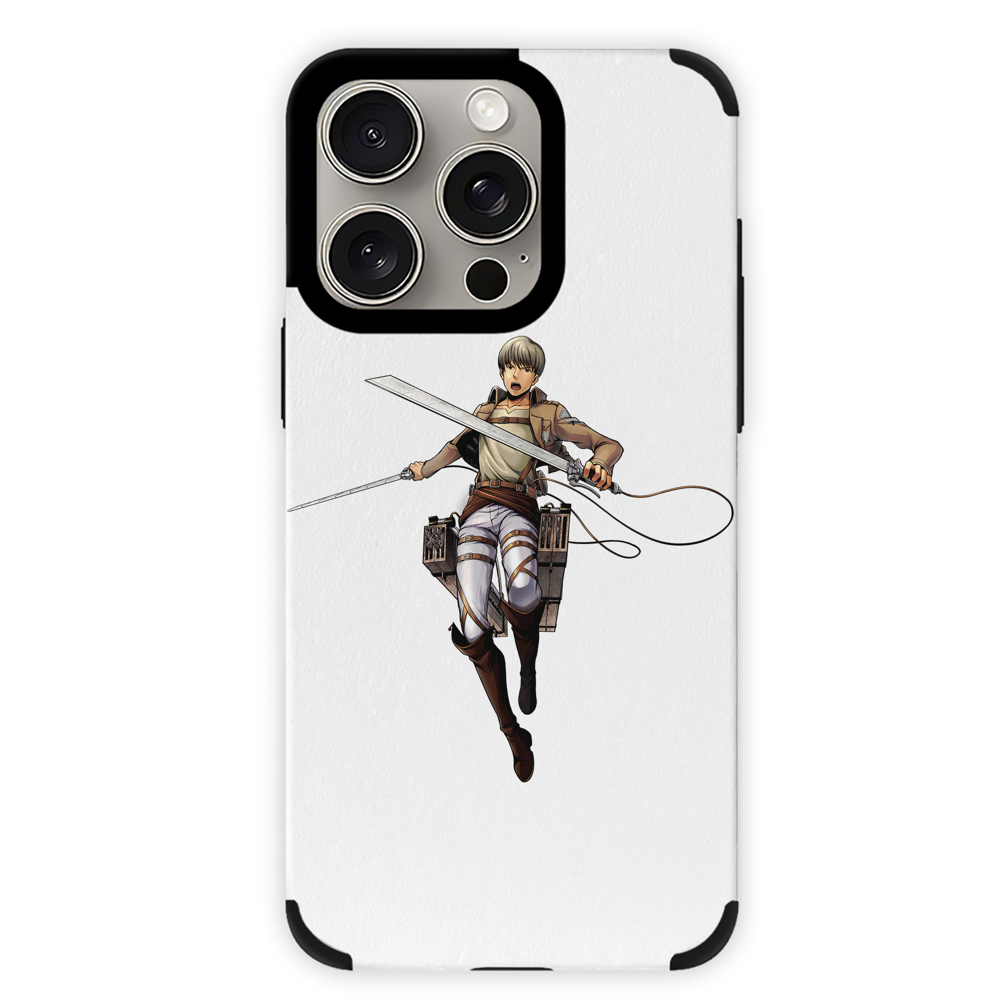 （画像用） 進撃の巨人 Attack on Titan 【iPhone15ProMax対応】 PUレザー スマホケース 耐衝撃＆黄変防止