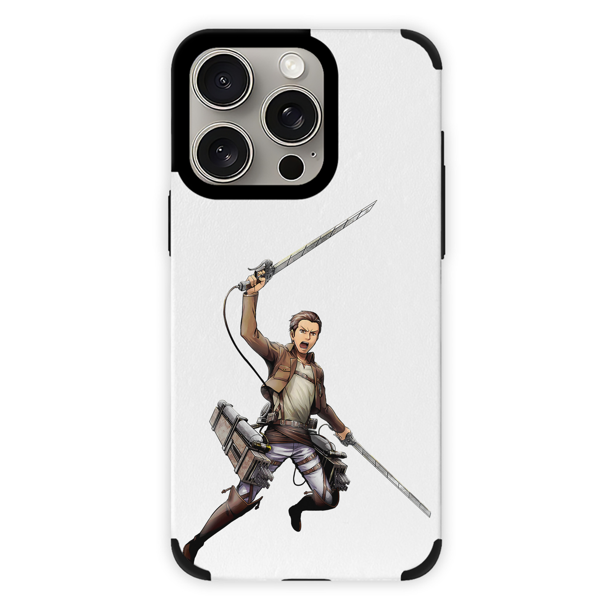 （画像用） 進撃の巨人 Attack on Titan 【iPhone15ProMax対応】 PUレザー スマホケース 耐衝撃＆黄変防止