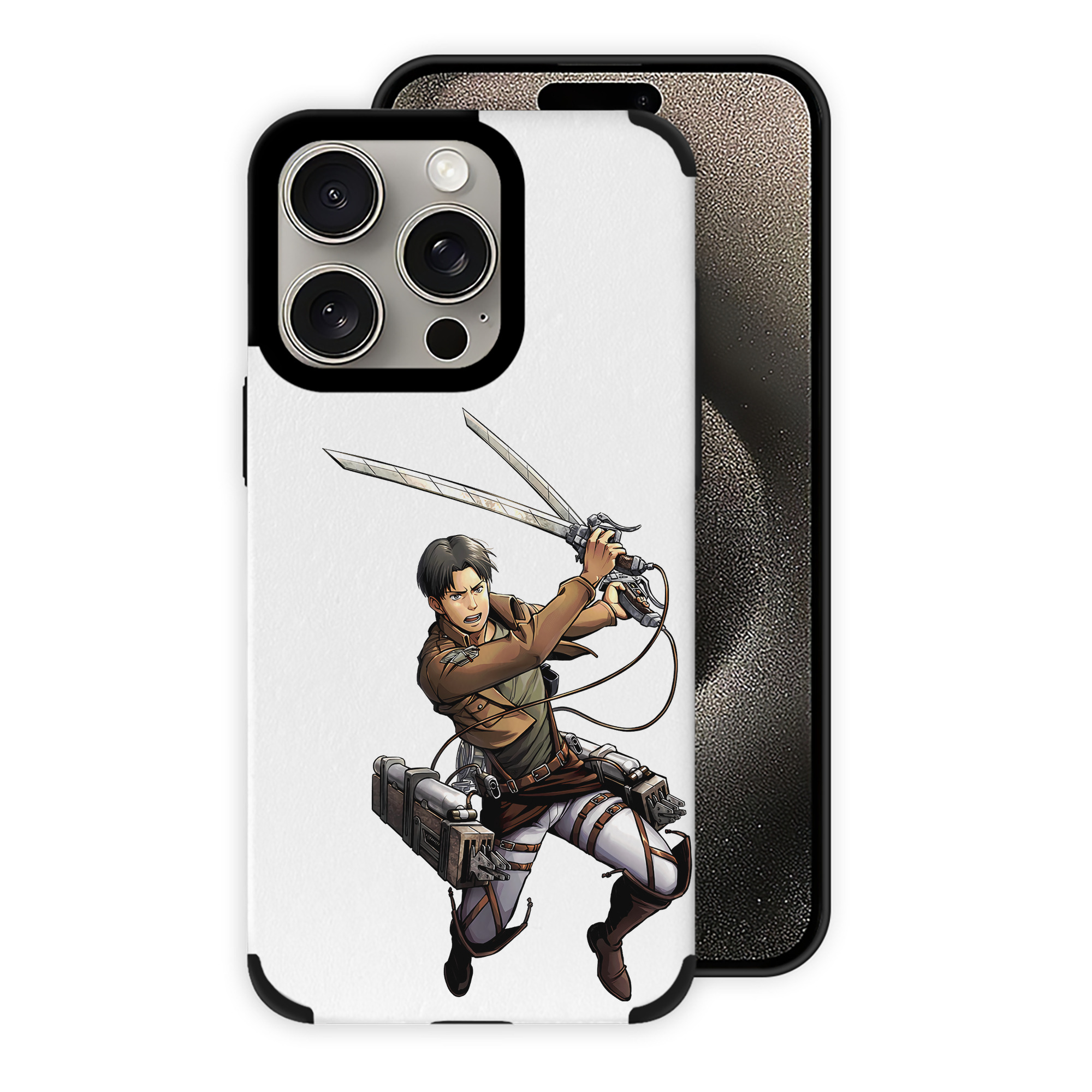 （画像用） 進撃の巨人 Attack on Titan 【iPhone15ProMax対応】 PUレザー スマホケース 耐衝撃＆黄変防止
