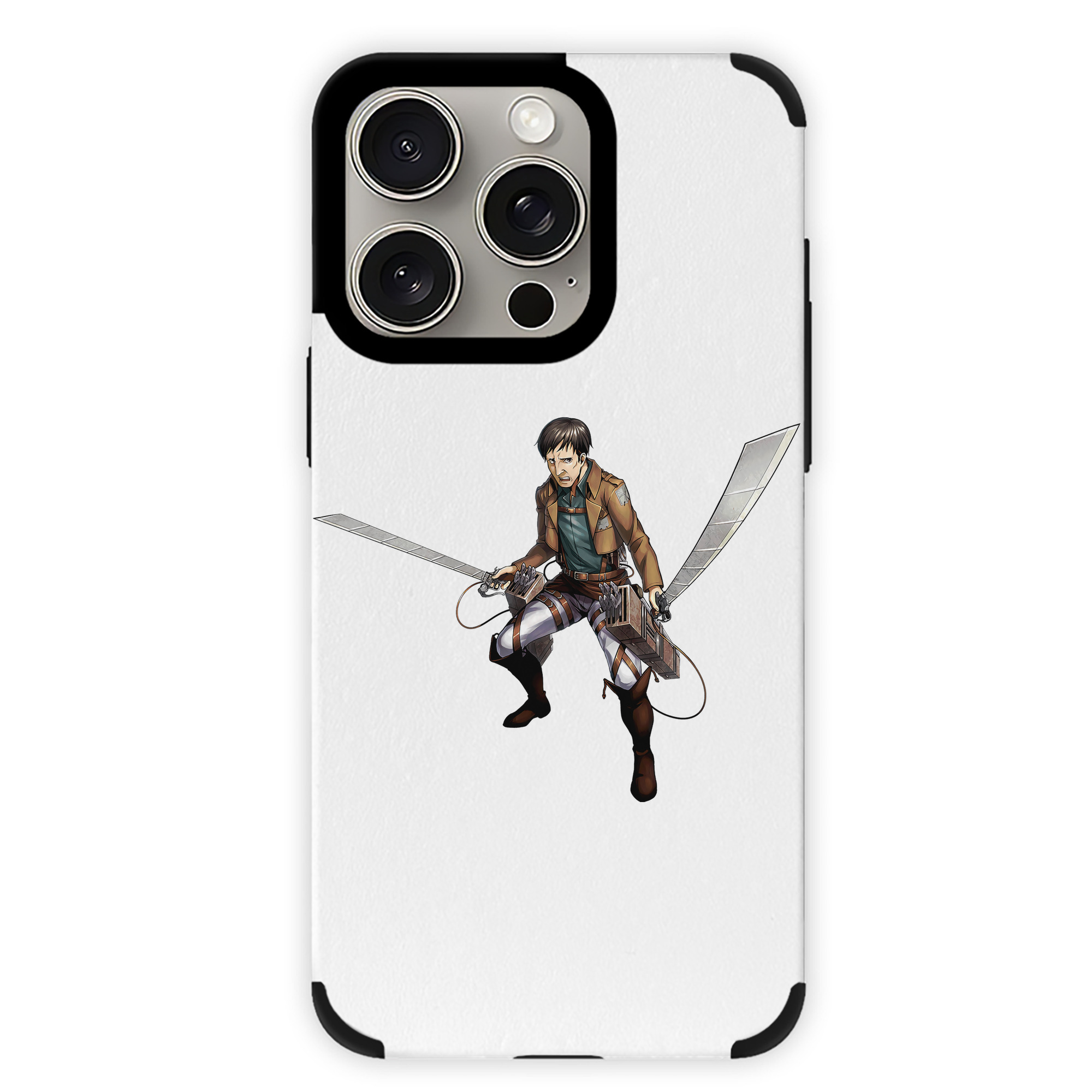 （画像用） 進撃の巨人 Attack on Titan 【iPhone15ProMax対応】 PUレザー スマホケース 耐衝撃＆黄変防止
