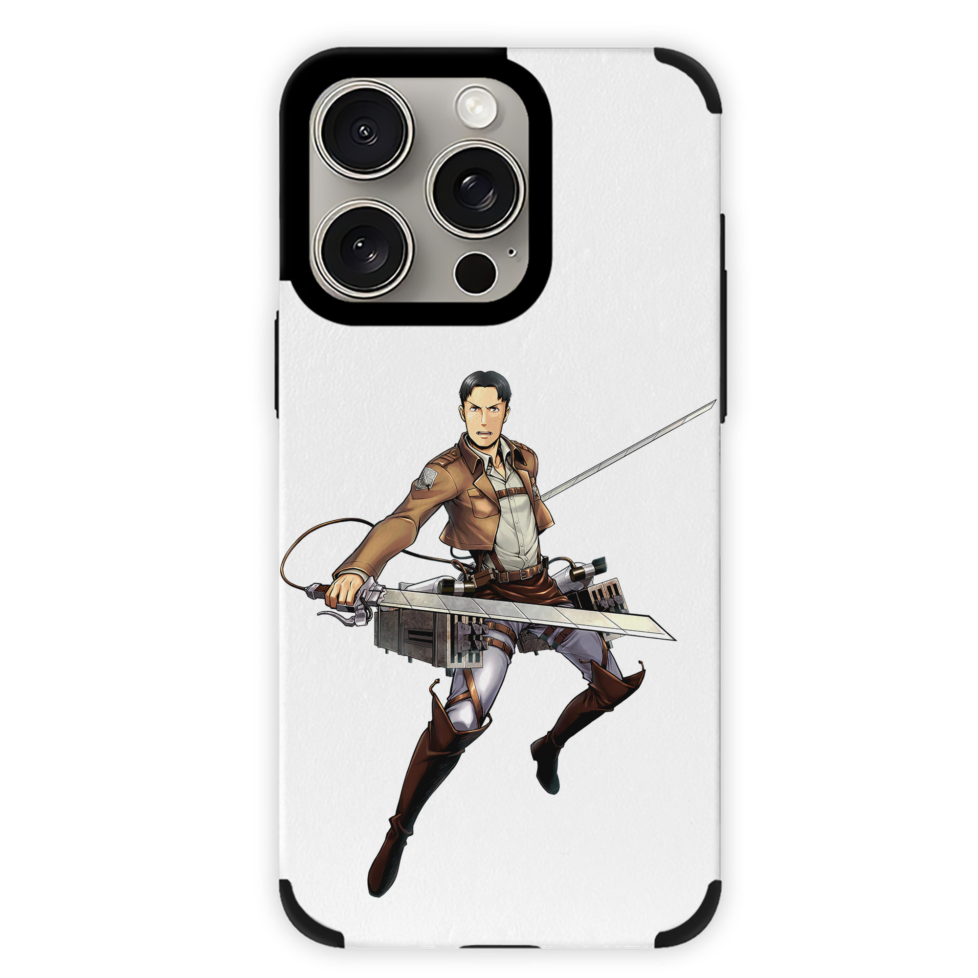 （画像用） 進撃の巨人 Attack on Titan 【iPhone15ProMax対応】 PUレザー スマホケース 耐衝撃＆黄変防止