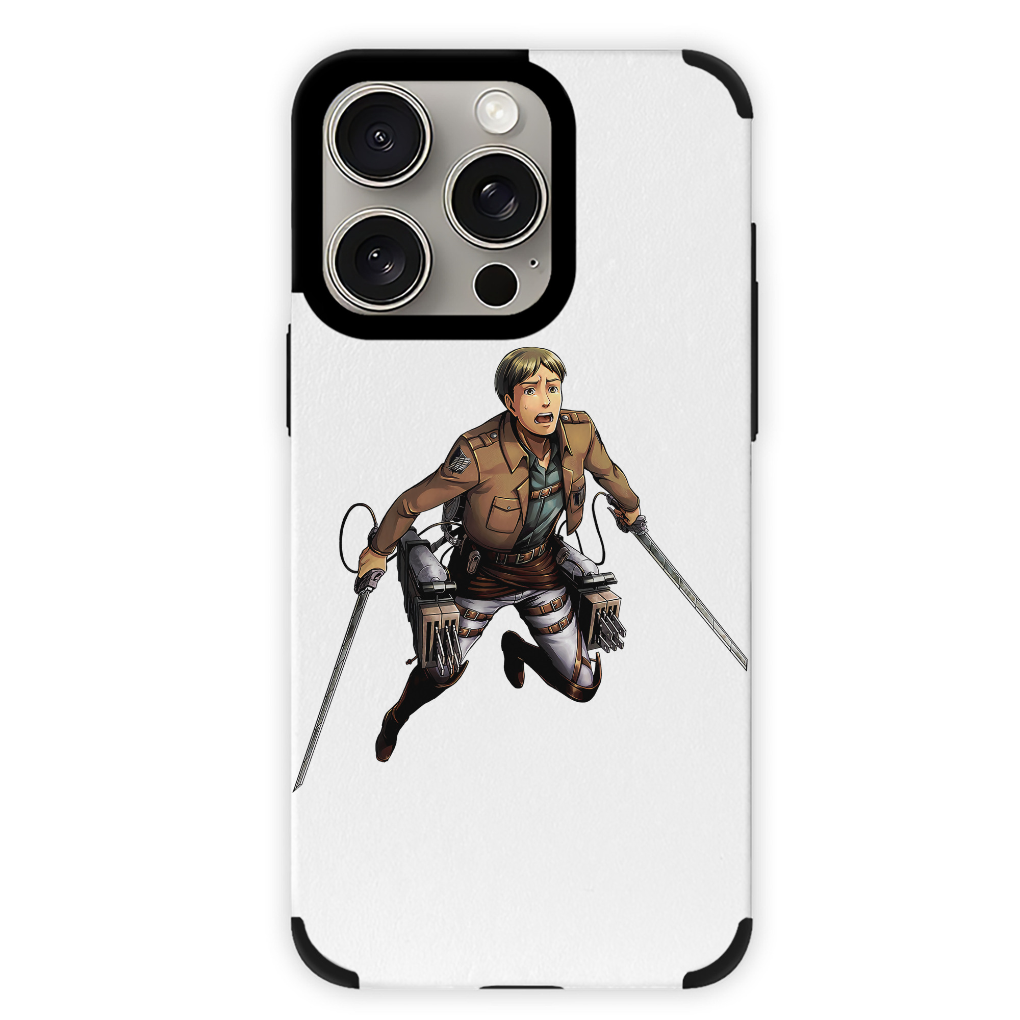 （画像用） 進撃の巨人 Attack on Titan 【iPhone15ProMax対応】 PUレザー スマホケース 耐衝撃＆黄変防止