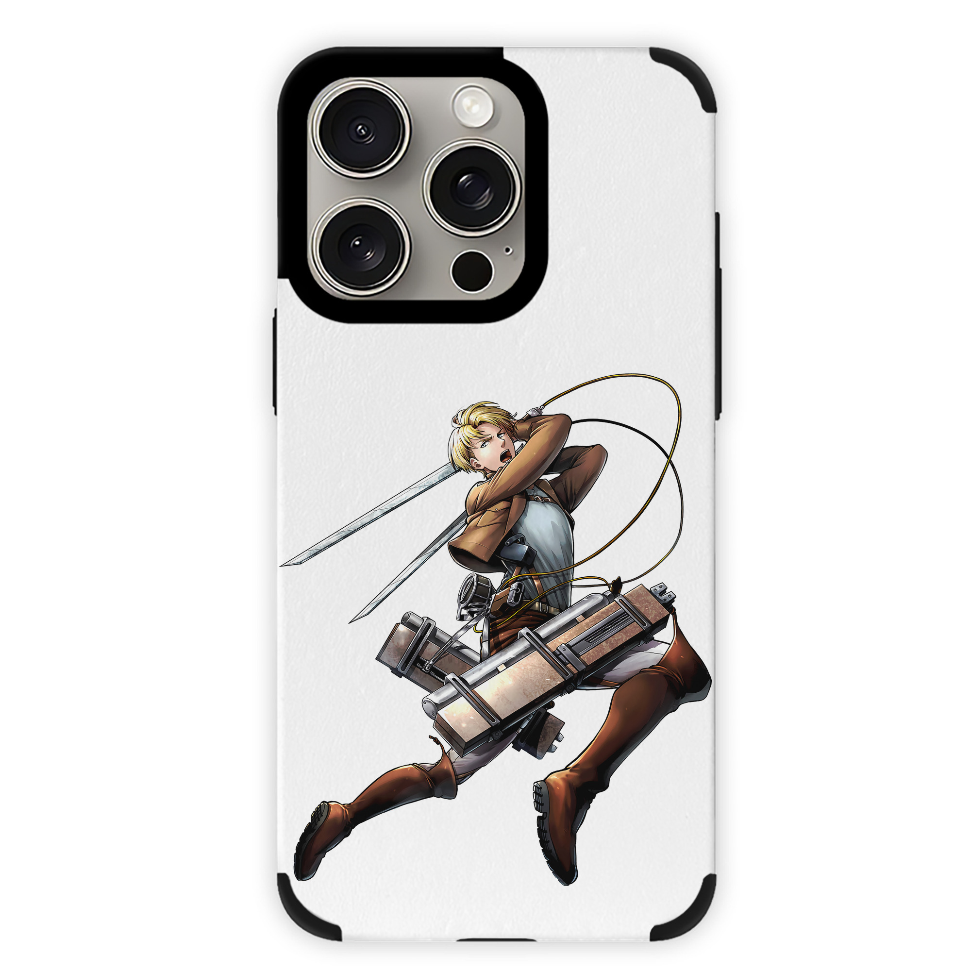 （画像用） 進撃の巨人 Attack on Titan 【iPhone15ProMax対応】 PUレザー スマホケース 耐衝撃＆黄変防止