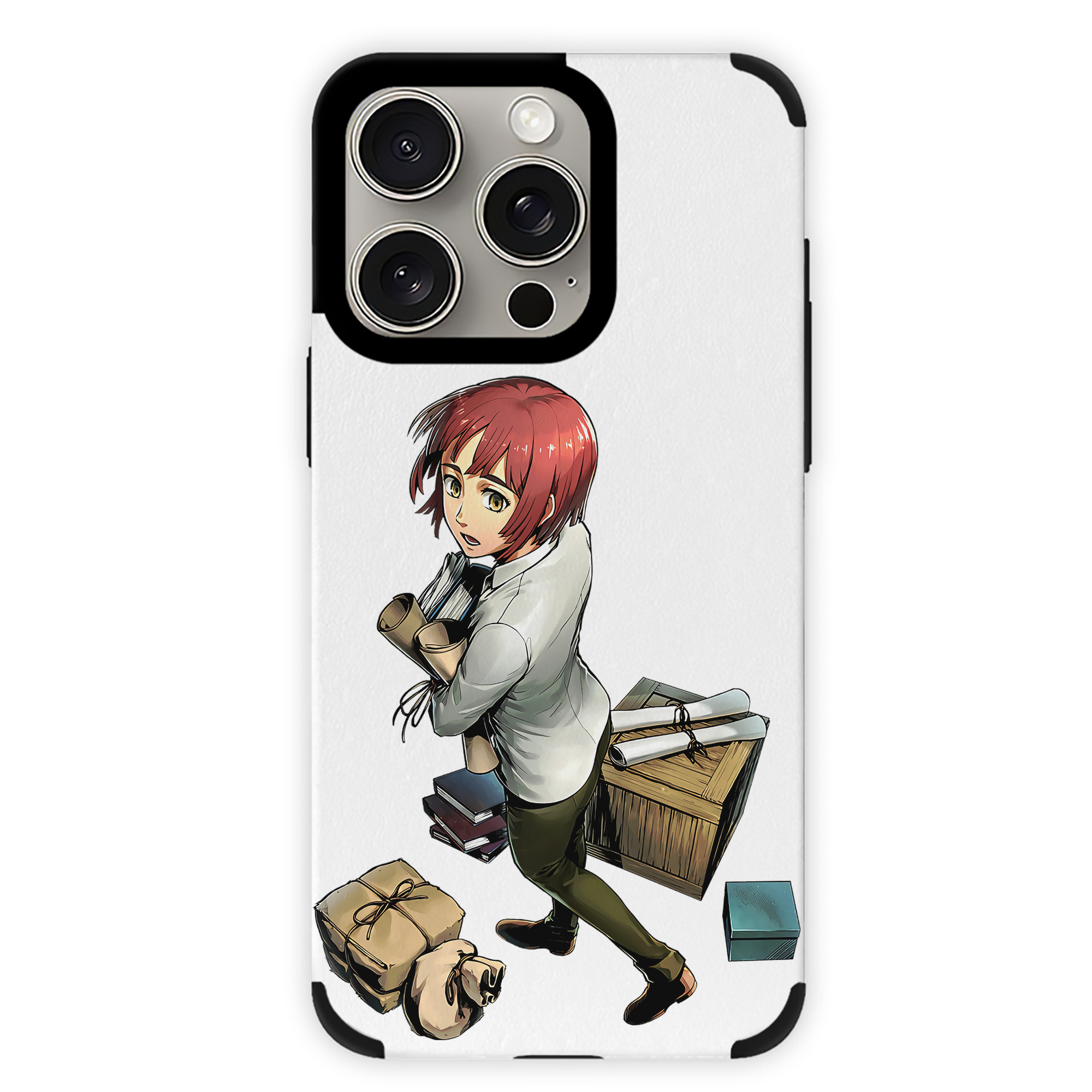 （画像用） 進撃の巨人 Attack on Titan 【iPhone15ProMax対応】 PUレザー スマホケース 耐衝撃＆黄変防止
