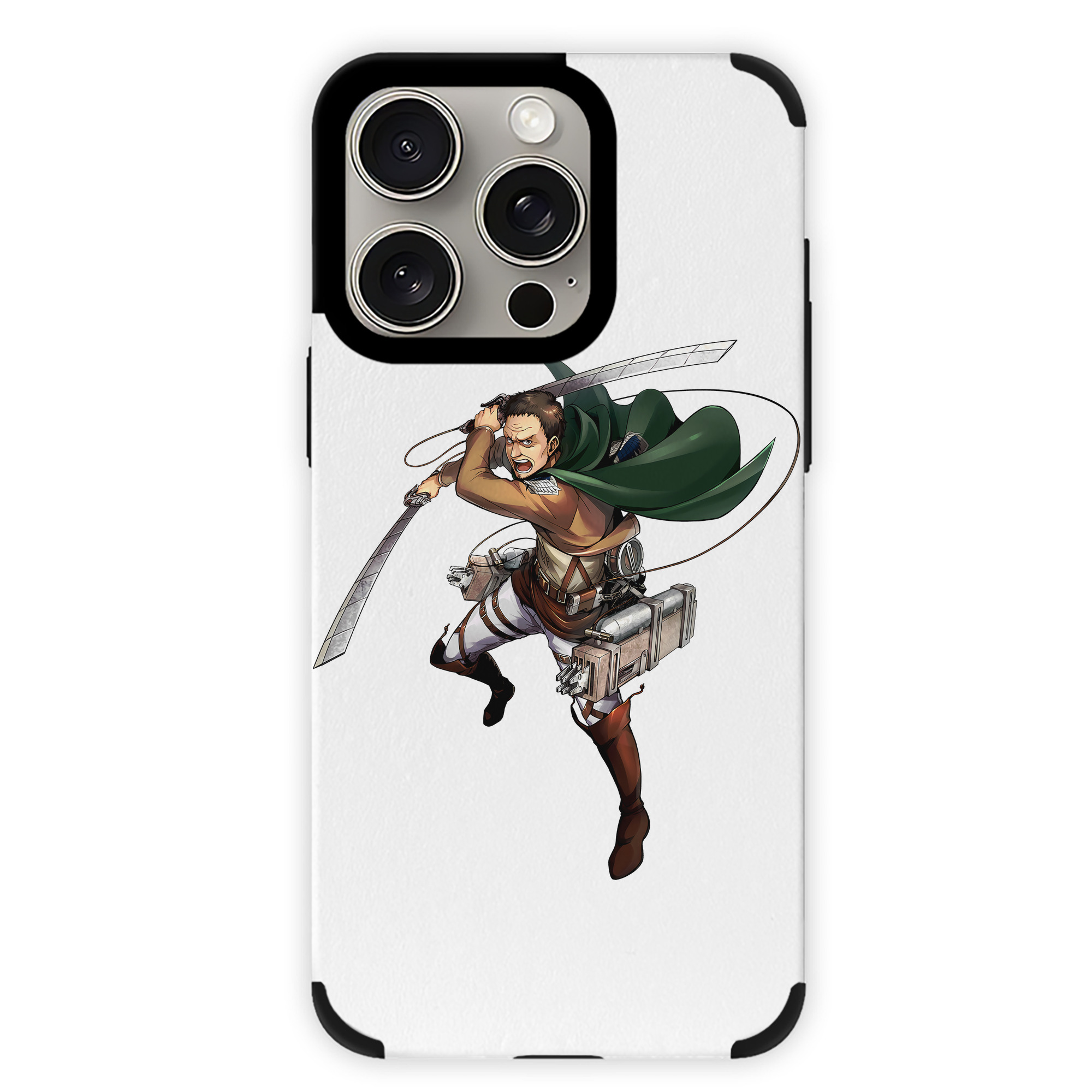 （画像用） 進撃の巨人 Attack on Titan 【iPhone15ProMax対応】 PUレザー スマホケース 耐衝撃＆黄変防止