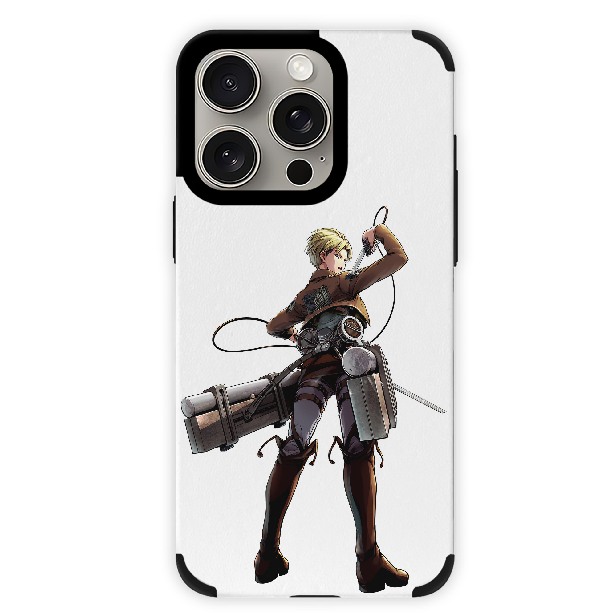 （画像用） 進撃の巨人 Attack on Titan 【iPhone15ProMax対応】 PUレザー スマホケース 耐衝撃＆黄変防止