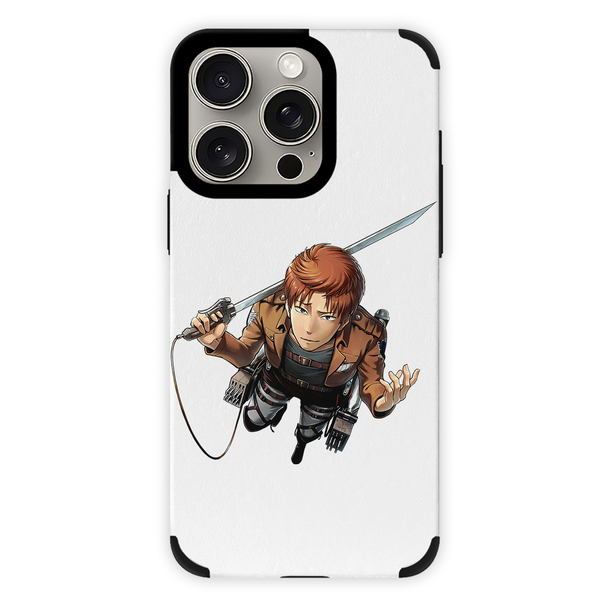 （画像用） 進撃の巨人 Attack on Titan 【iPhone15ProMax対応】 PUレザー スマホケース 耐衝撃＆黄変防止