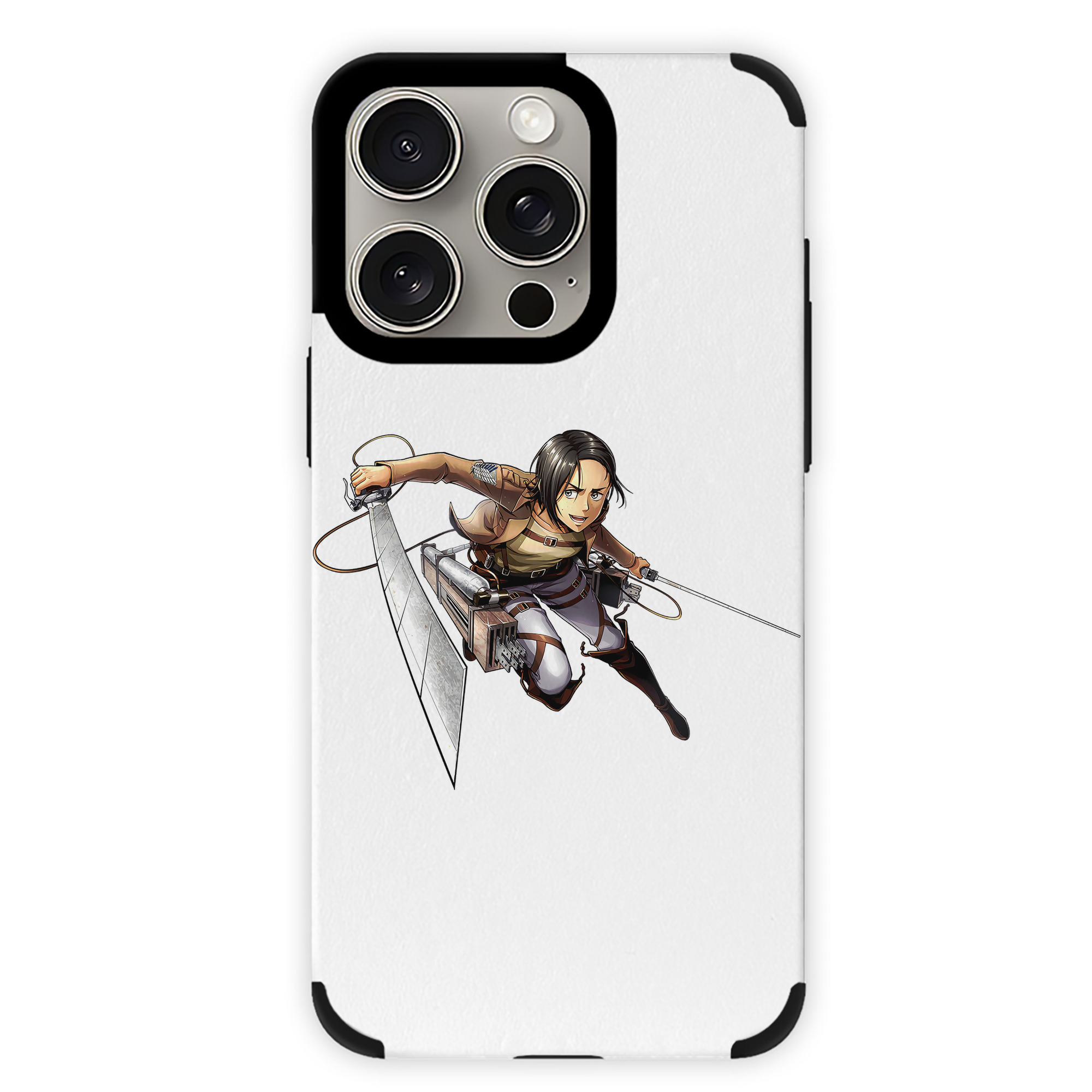 （画像用） 進撃の巨人 Attack on Titan 【iPhone15ProMax対応】 PUレザー スマホケース 耐衝撃＆黄変防止