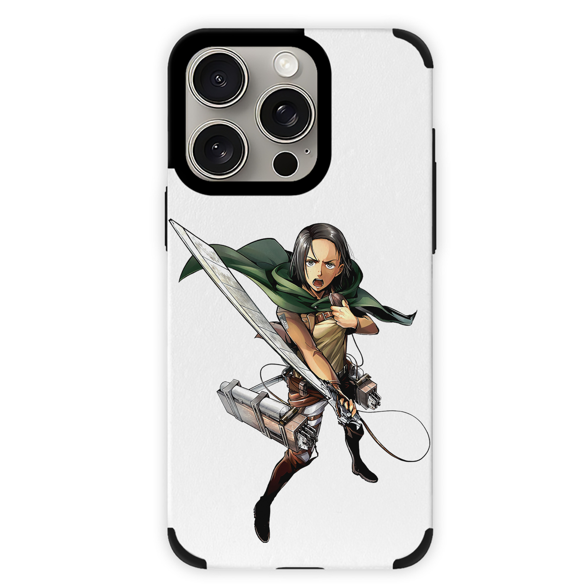 （画像用） 進撃の巨人 Attack on Titan 【iPhone15ProMax対応】 PUレザー スマホケース 耐衝撃＆黄変防止
