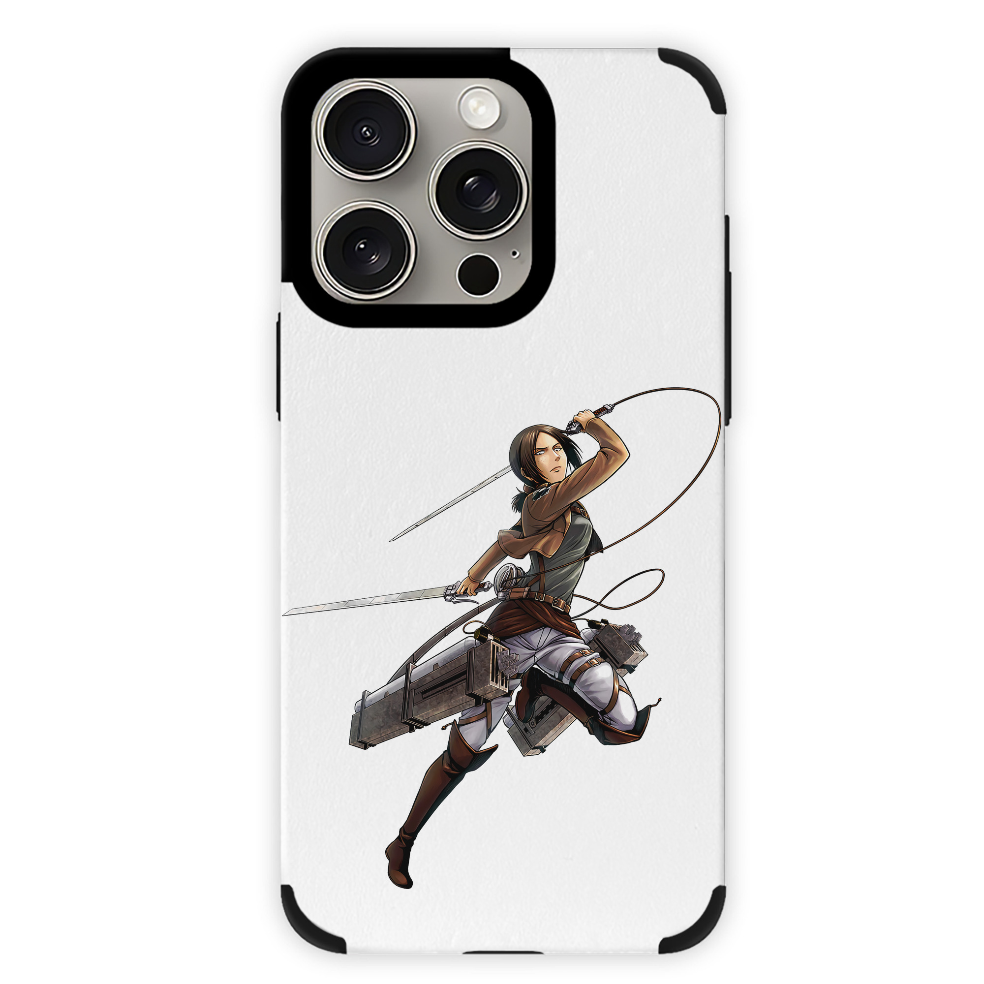 （画像用） 進撃の巨人 Attack on Titan 【iPhone15ProMax対応】 PUレザー スマホケース 耐衝撃＆黄変防止