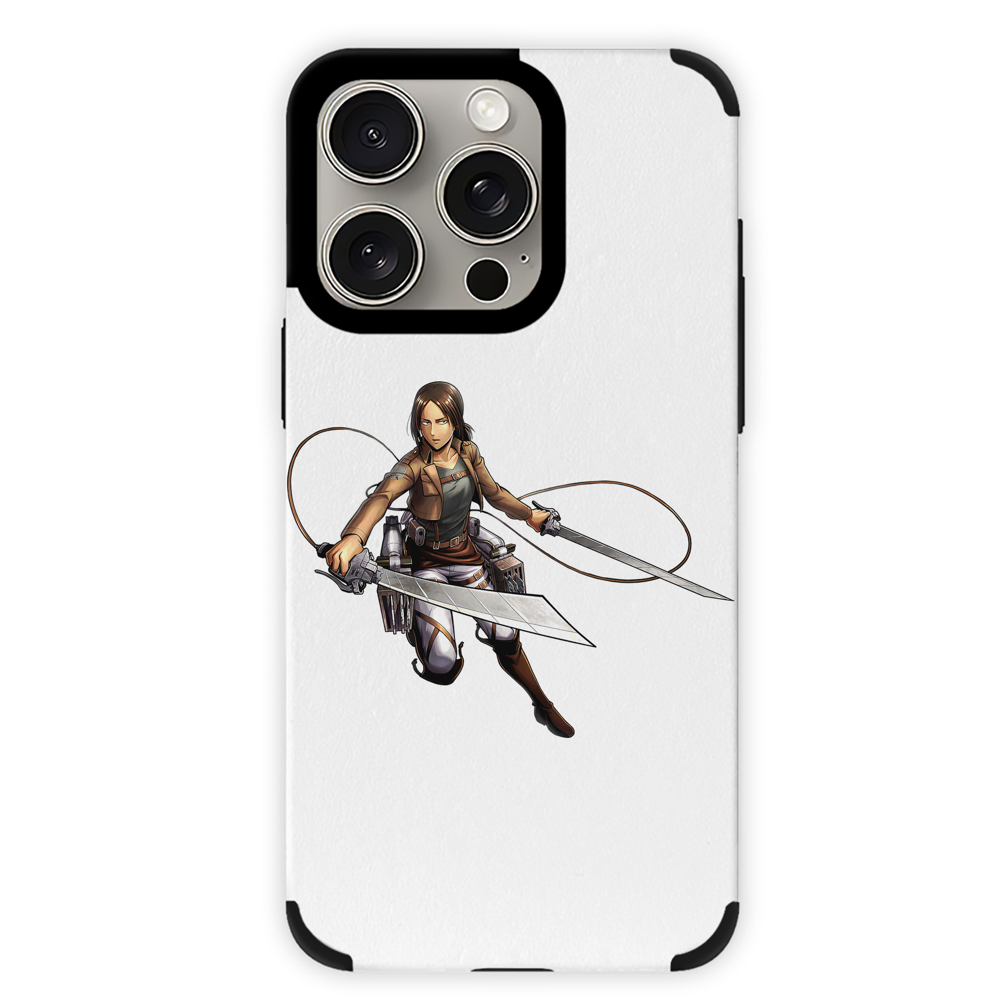 （画像用） 進撃の巨人 Attack on Titan 【iPhone15ProMax対応】 PUレザー スマホケース 耐衝撃＆黄変防止