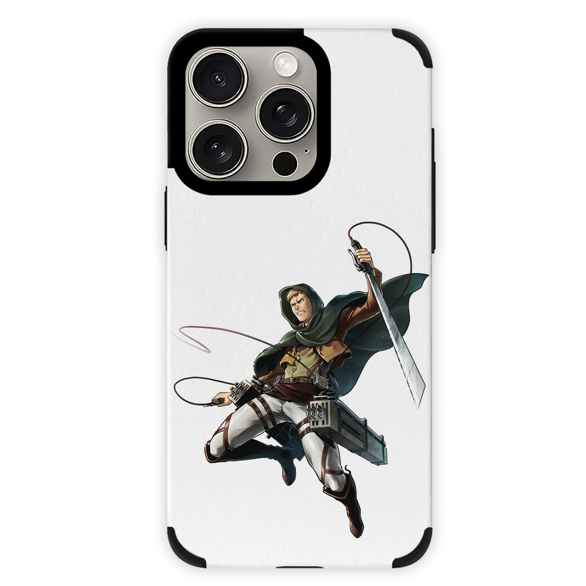 （画像用） 進撃の巨人 Attack on Titan 【iPhone15ProMax対応】 PUレザー スマホケース 耐衝撃＆黄変防止