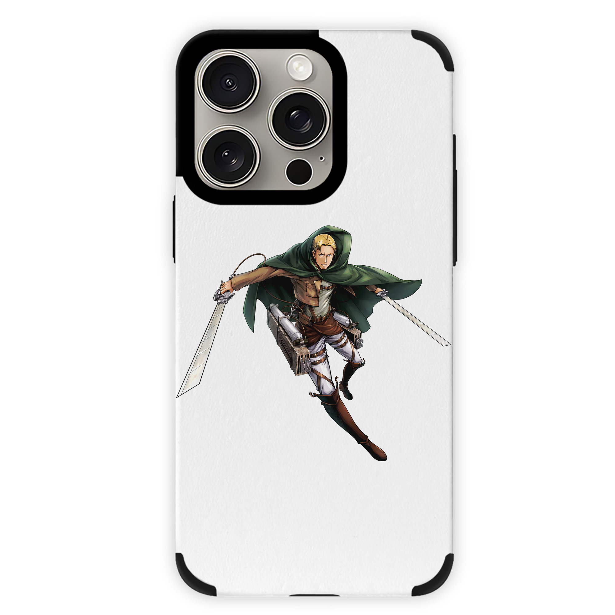 （画像用） 進撃の巨人 Attack on Titan 【iPhone15ProMax対応】 PUレザー スマホケース 耐衝撃＆黄変防止