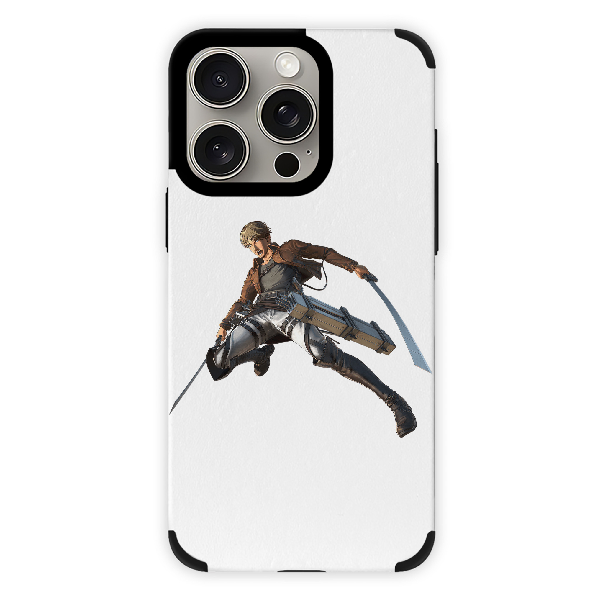 （画像用） 進撃の巨人 Attack on Titan 【iPhone15ProMax対応】 PUレザー スマホケース 耐衝撃＆黄変防止