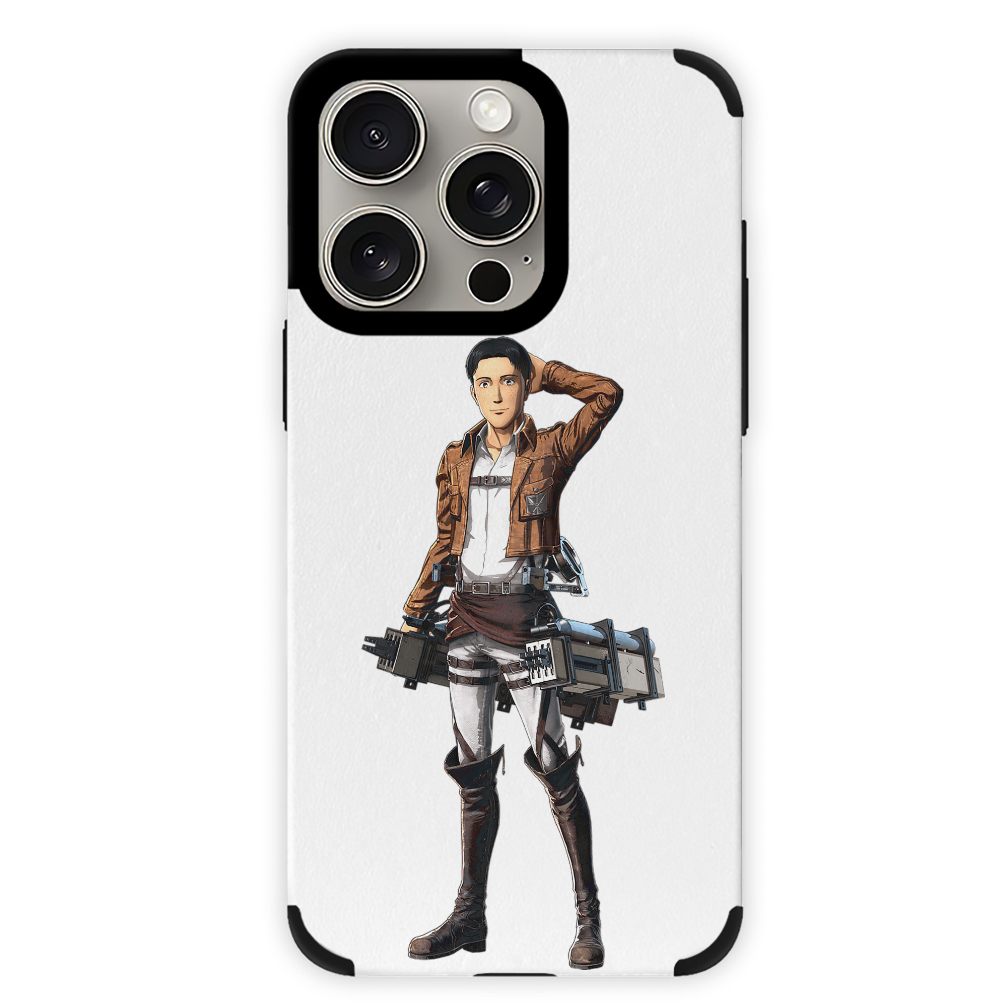 （画像用） 進撃の巨人 Attack on Titan 【iPhone15ProMax対応】 PUレザー スマホケース 耐衝撃＆黄変防止