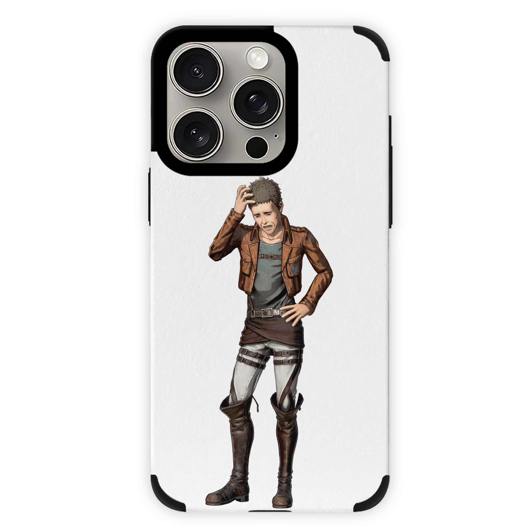 （画像用） 進撃の巨人 Attack on Titan 【iPhone15ProMax対応】 PUレザー スマホケース 耐衝撃＆黄変防止