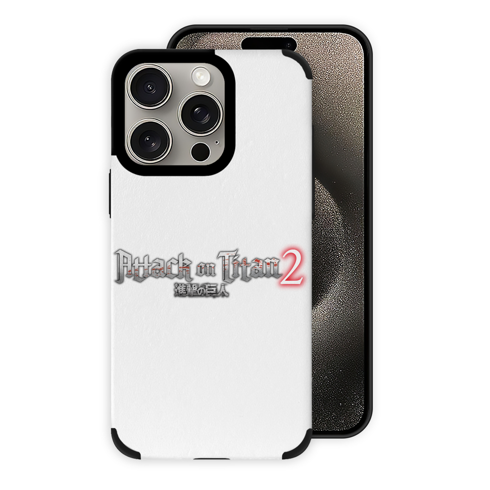 （画像用） 進撃の巨人 Attack on Titan 【iPhone15ProMax対応】 PUレザー スマホケース 耐衝撃＆黄変防止
