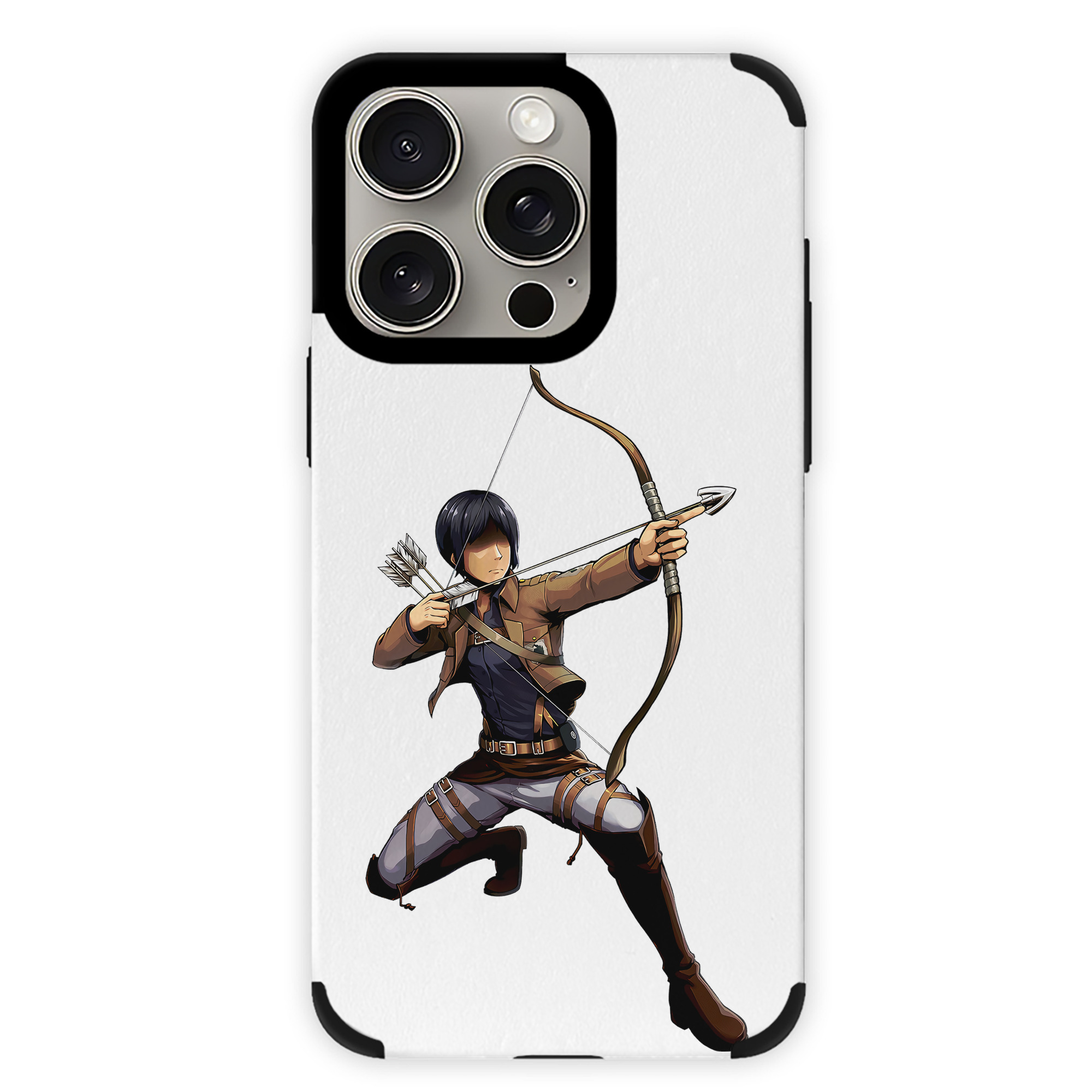 （画像用） 進撃の巨人 Attack on Titan 【iPhone15ProMax対応】 PUレザー スマホケース 耐衝撃＆黄変防止