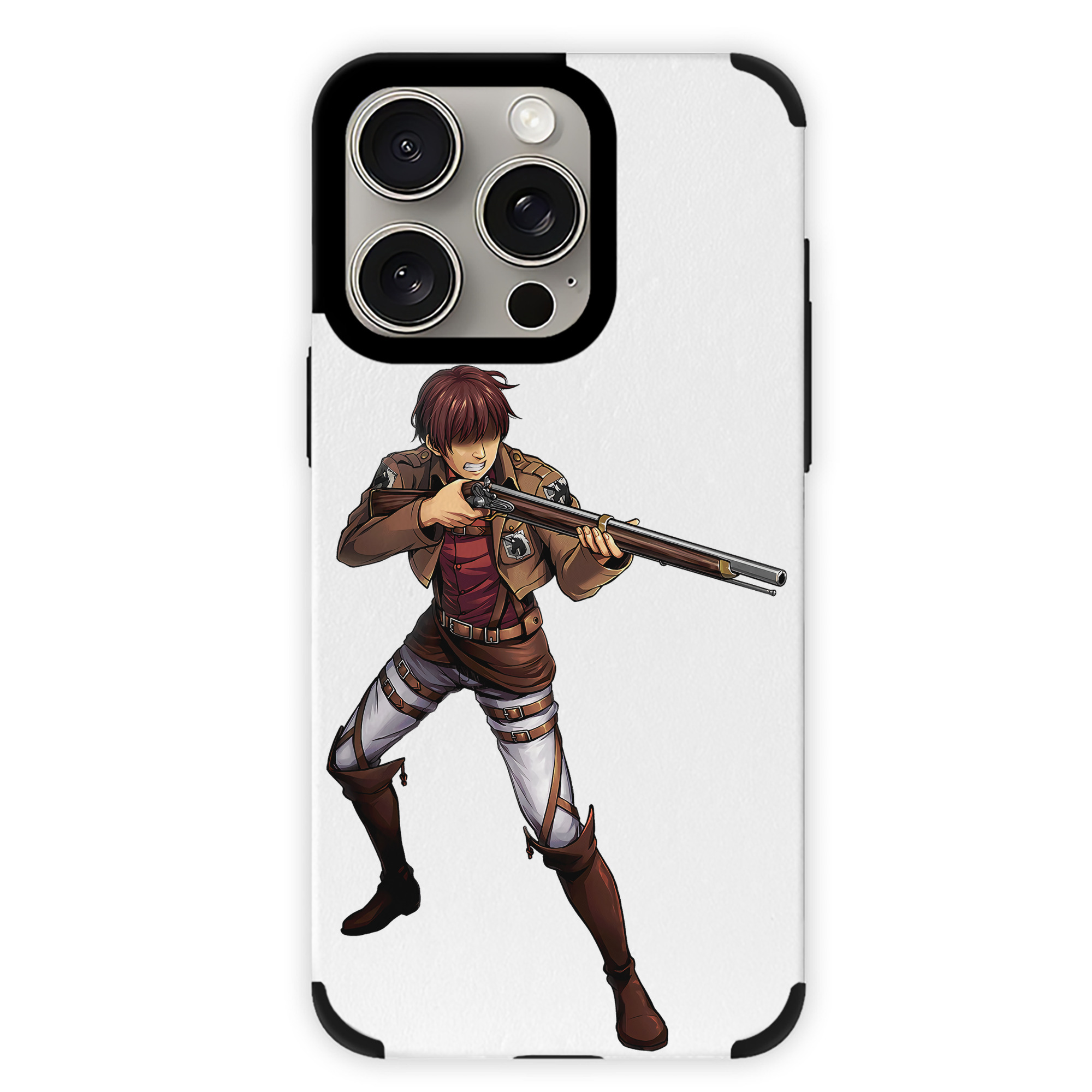 （画像用） 進撃の巨人 Attack on Titan 【iPhone15ProMax対応】 PUレザー スマホケース 耐衝撃＆黄変防止