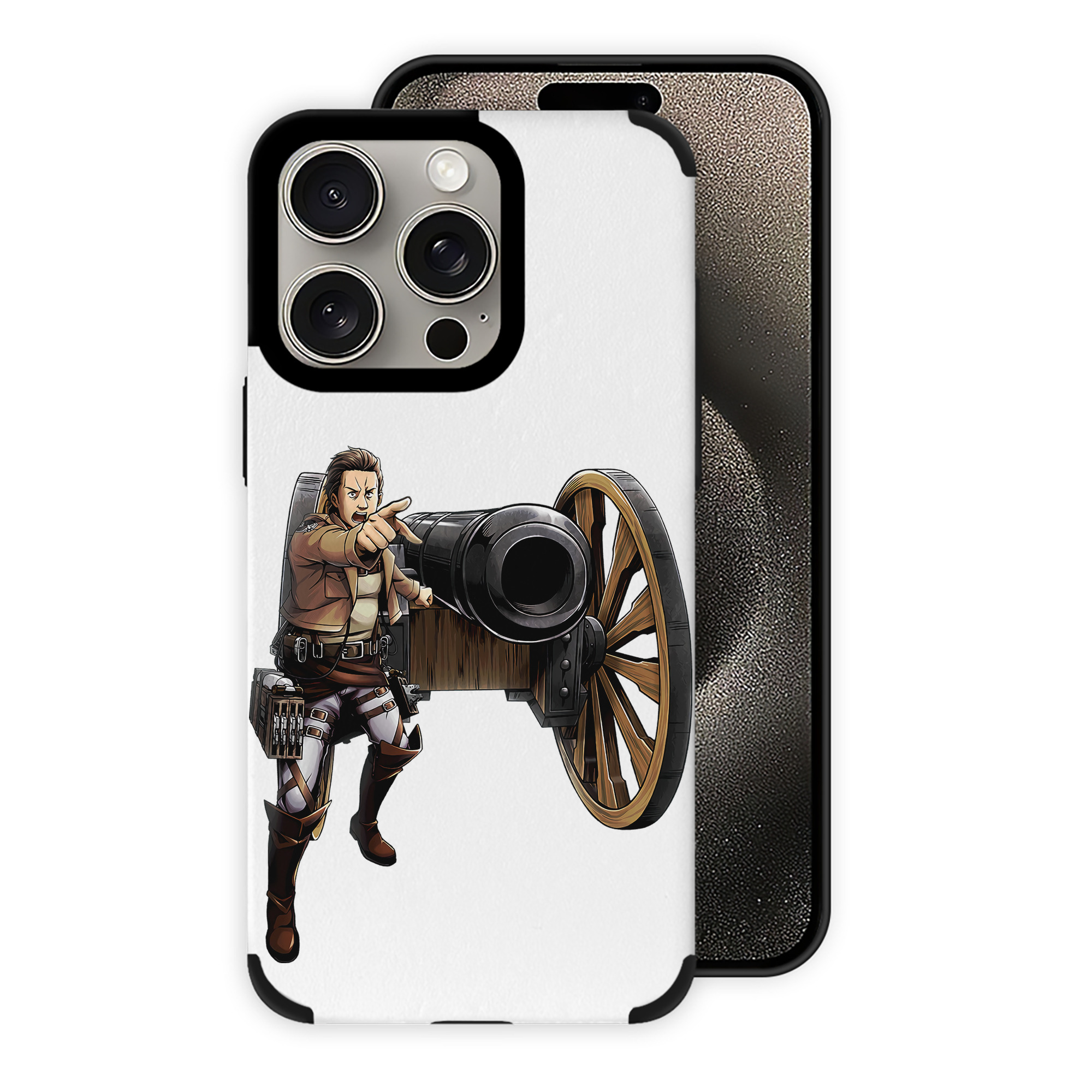 （画像用） 進撃の巨人 Attack on Titan 【iPhone15ProMax対応】 PUレザー スマホケース 耐衝撃＆黄変防止