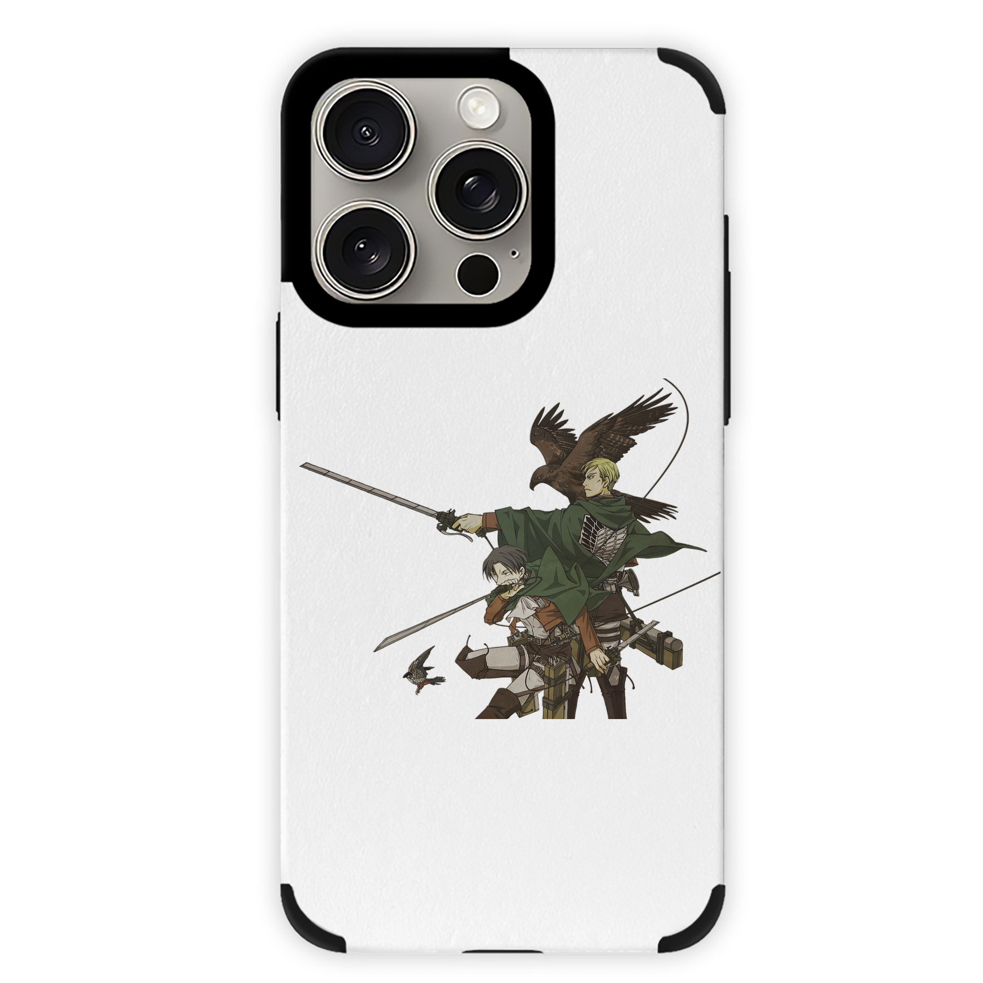 （画像用） 進撃の巨人 Attack on Titan 【iPhone15ProMax対応】 PUレザー スマホケース 耐衝撃＆黄変防止