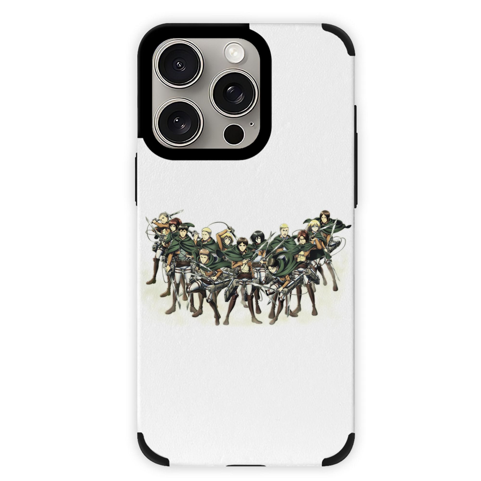 （画像用） 進撃の巨人 Attack on Titan 【iPhone15ProMax対応】 PUレザー スマホケース 耐衝撃＆黄変防止