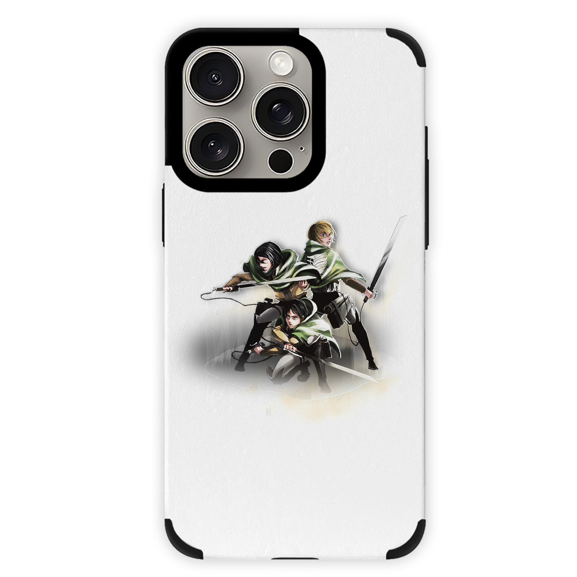 （画像用） 進撃の巨人 Attack on Titan 【iPhone15ProMax対応】 PUレザー スマホケース 耐衝撃＆黄変防止