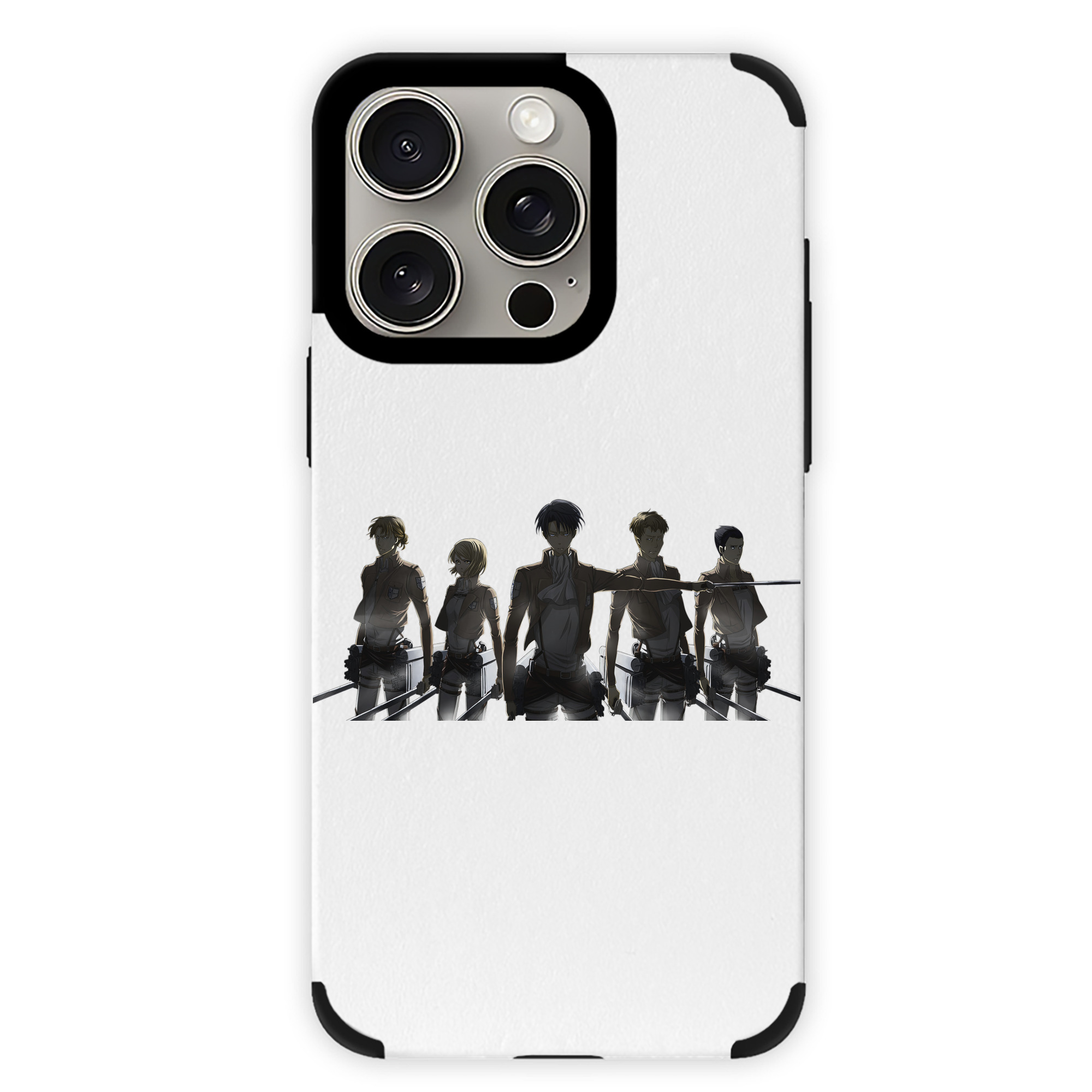 （画像用） 進撃の巨人 Attack on Titan 【iPhone15ProMax対応】 PUレザー スマホケース 耐衝撃＆黄変防止