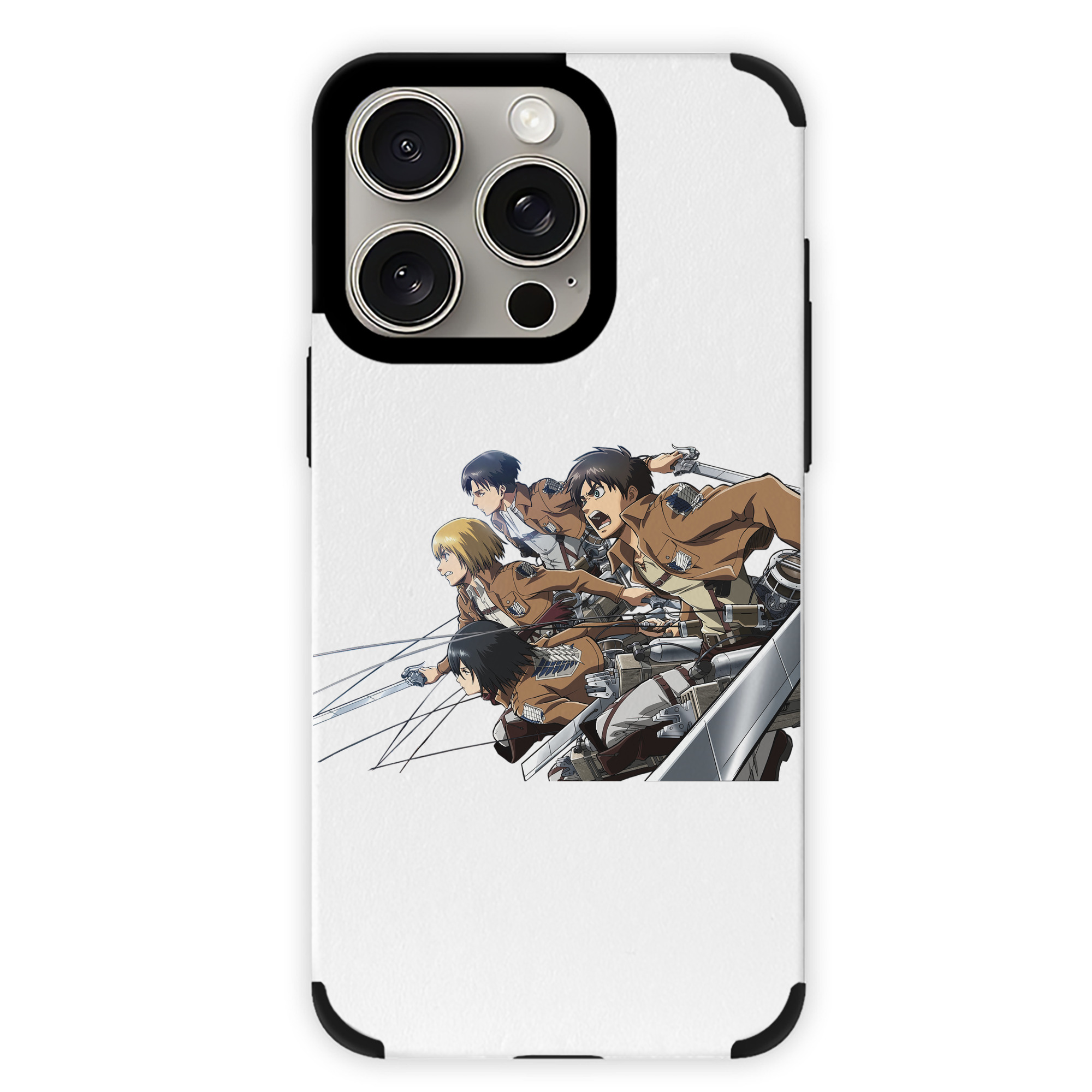 （画像用） 進撃の巨人 Attack on Titan 【iPhone15ProMax対応】 PUレザー スマホケース 耐衝撃＆黄変防止