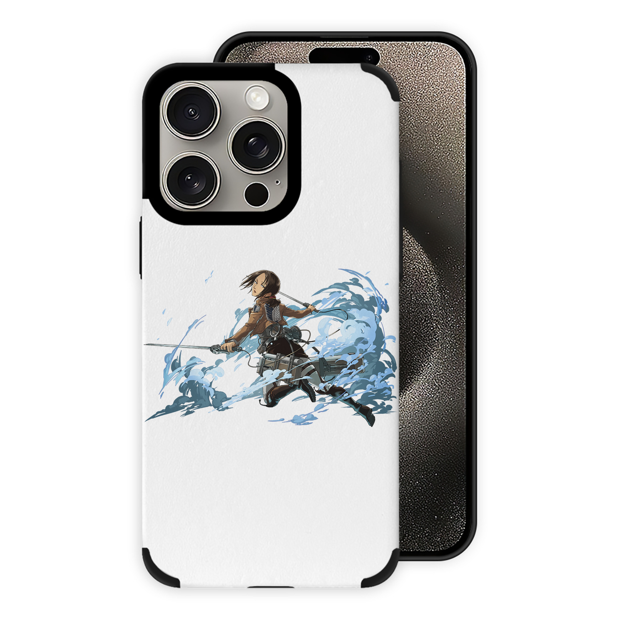（画像用） 進撃の巨人 Attack on Titan 【iPhone15ProMax対応】 PUレザー スマホケース 耐衝撃＆黄変防止
