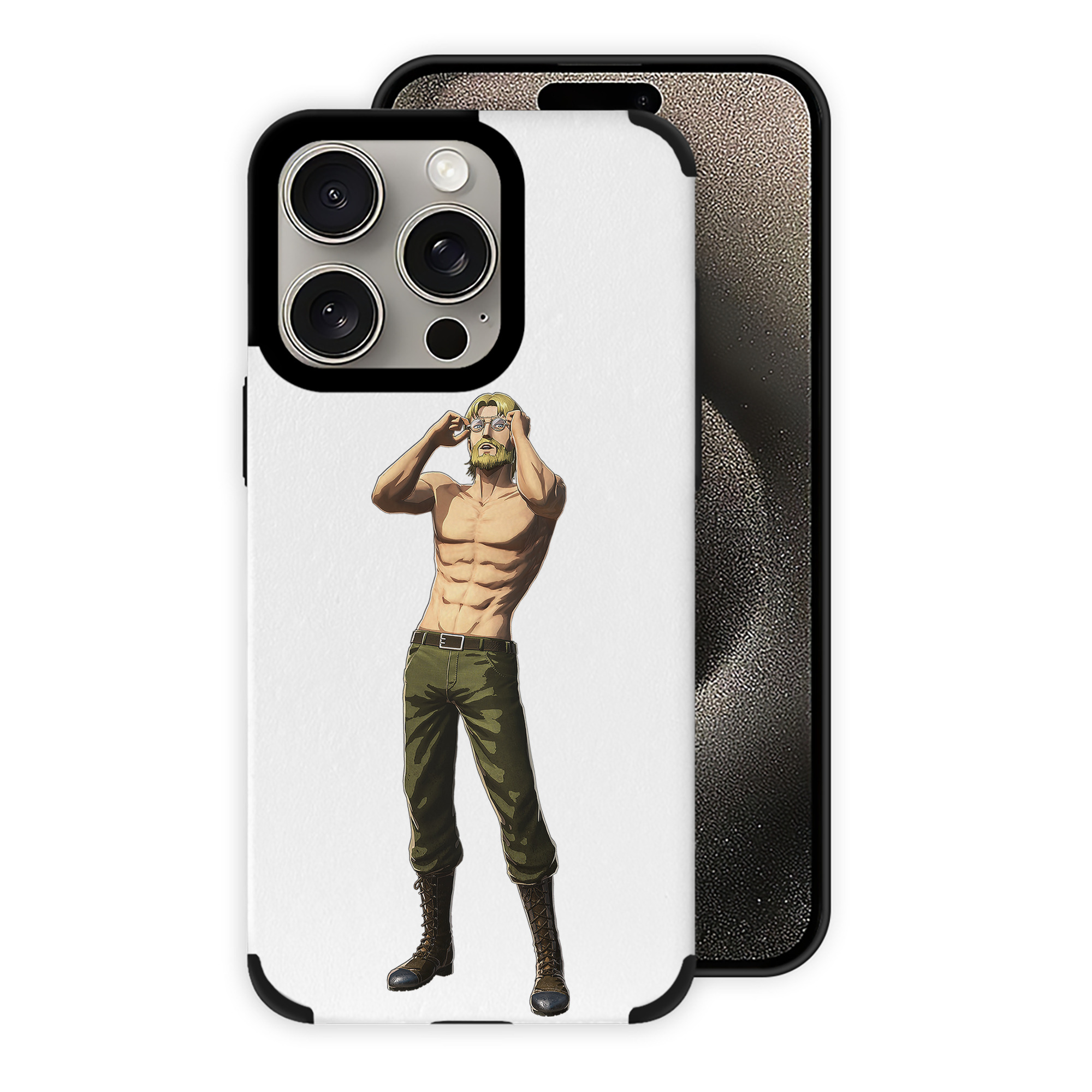 （画像用） 進撃の巨人 Attack on Titan 【iPhone15ProMax対応】 PUレザー スマホケース 耐衝撃＆黄変防止