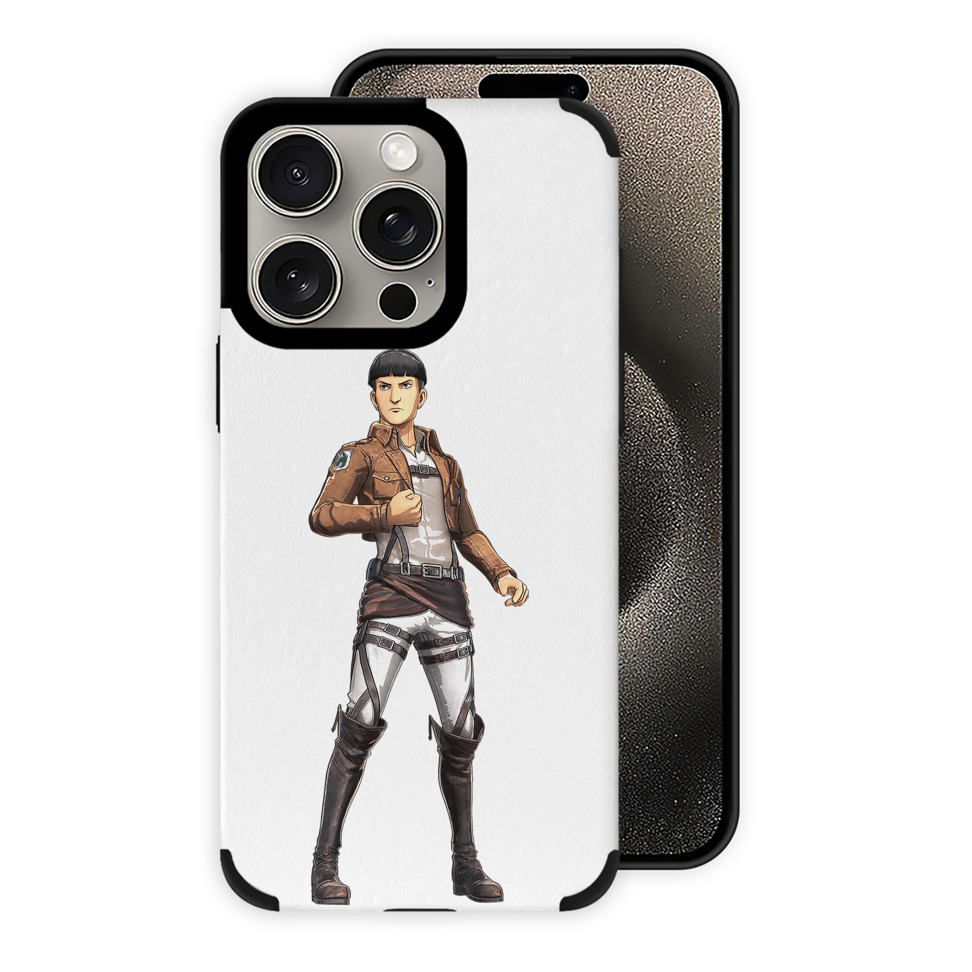 （画像用） 進撃の巨人 Attack on Titan 【iPhone15ProMax対応】 PUレザー スマホケース 耐衝撃＆黄変防止