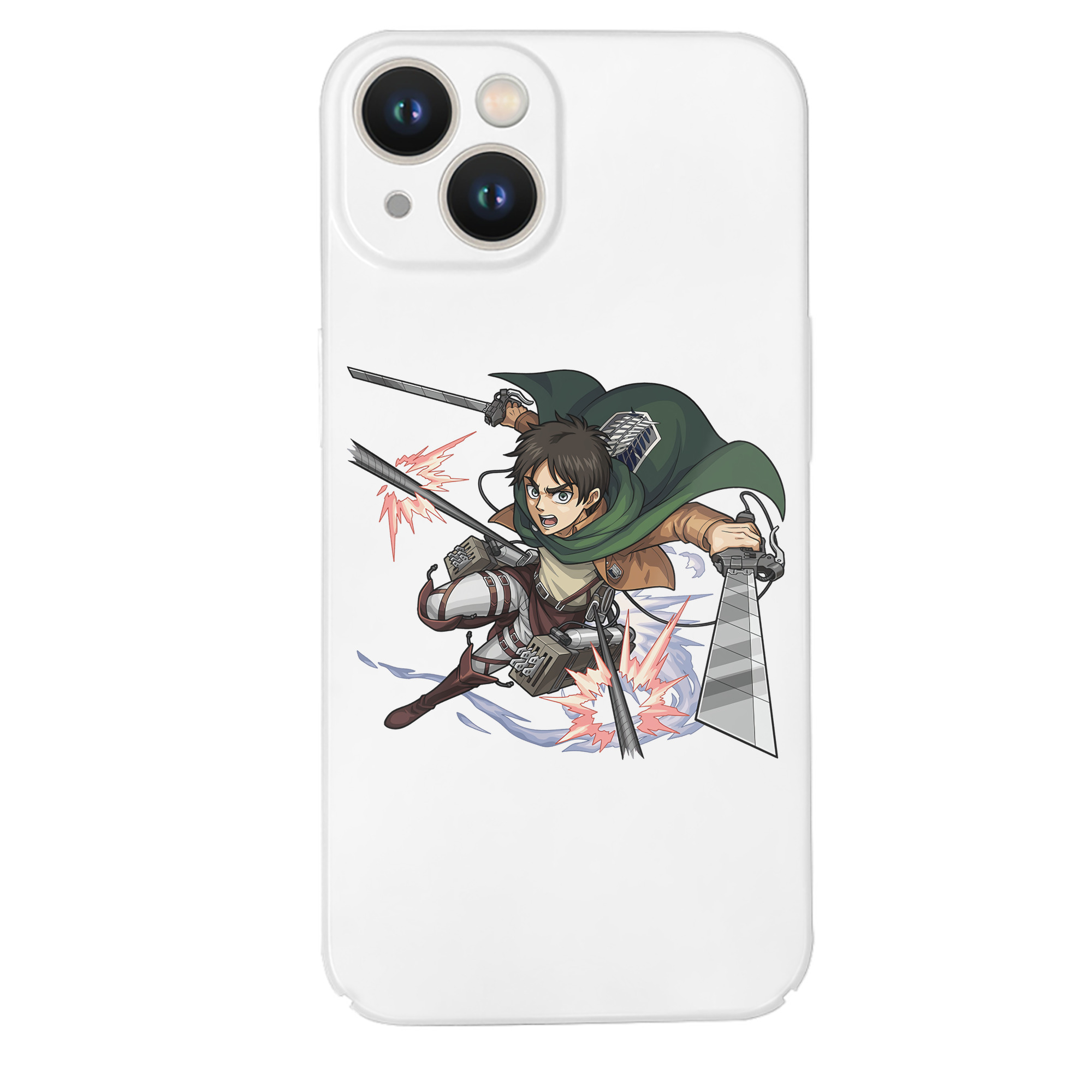 （画像用） 進撃の巨人 エレン･イェーガー Attack on Titan Eren Jäger 【iPhone 14シリーズ対応】ハードケース