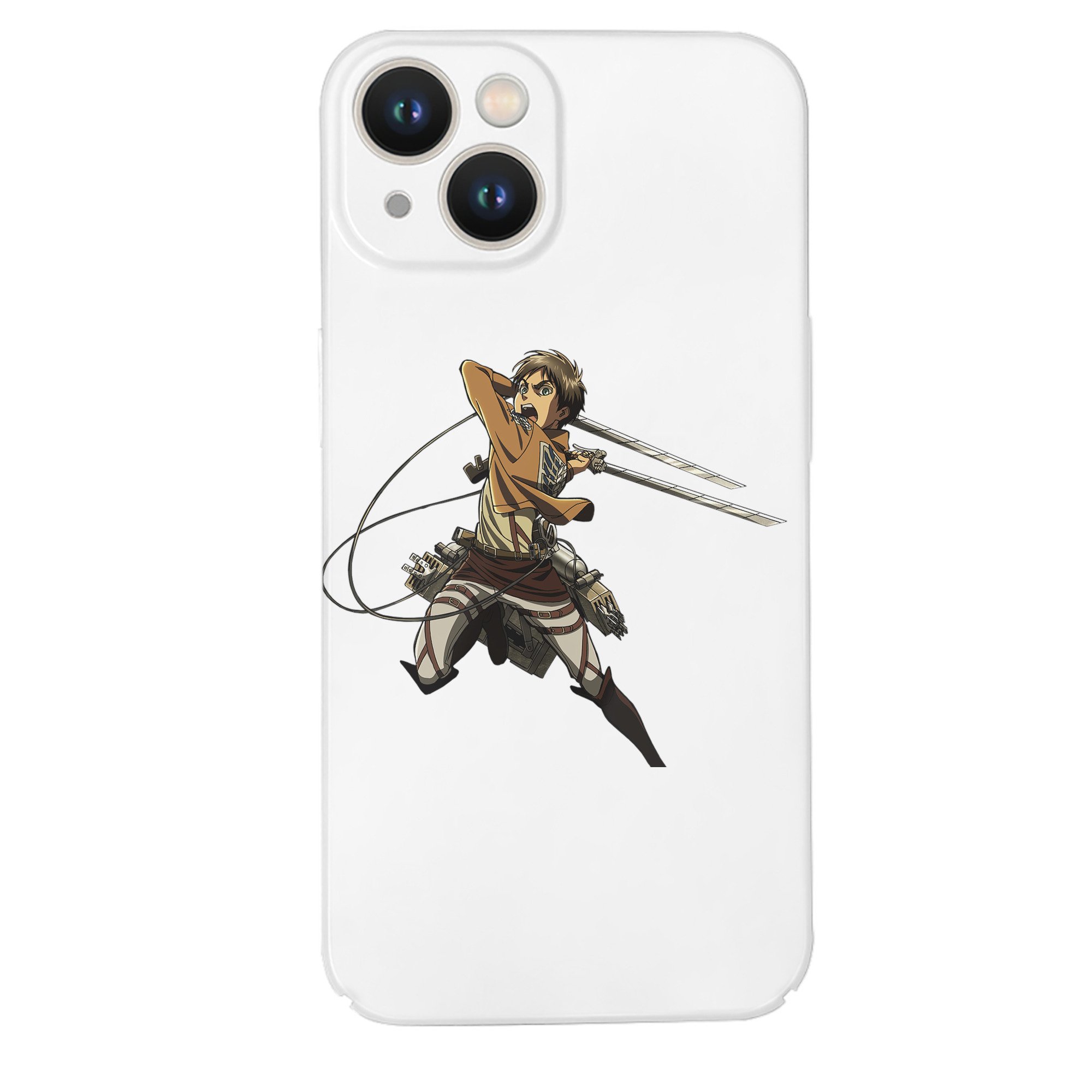 （画像用） 進撃の巨人 エレン･イェーガー Attack on Titan Eren Jäger 【iPhone 14シリーズ対応】ハードケース