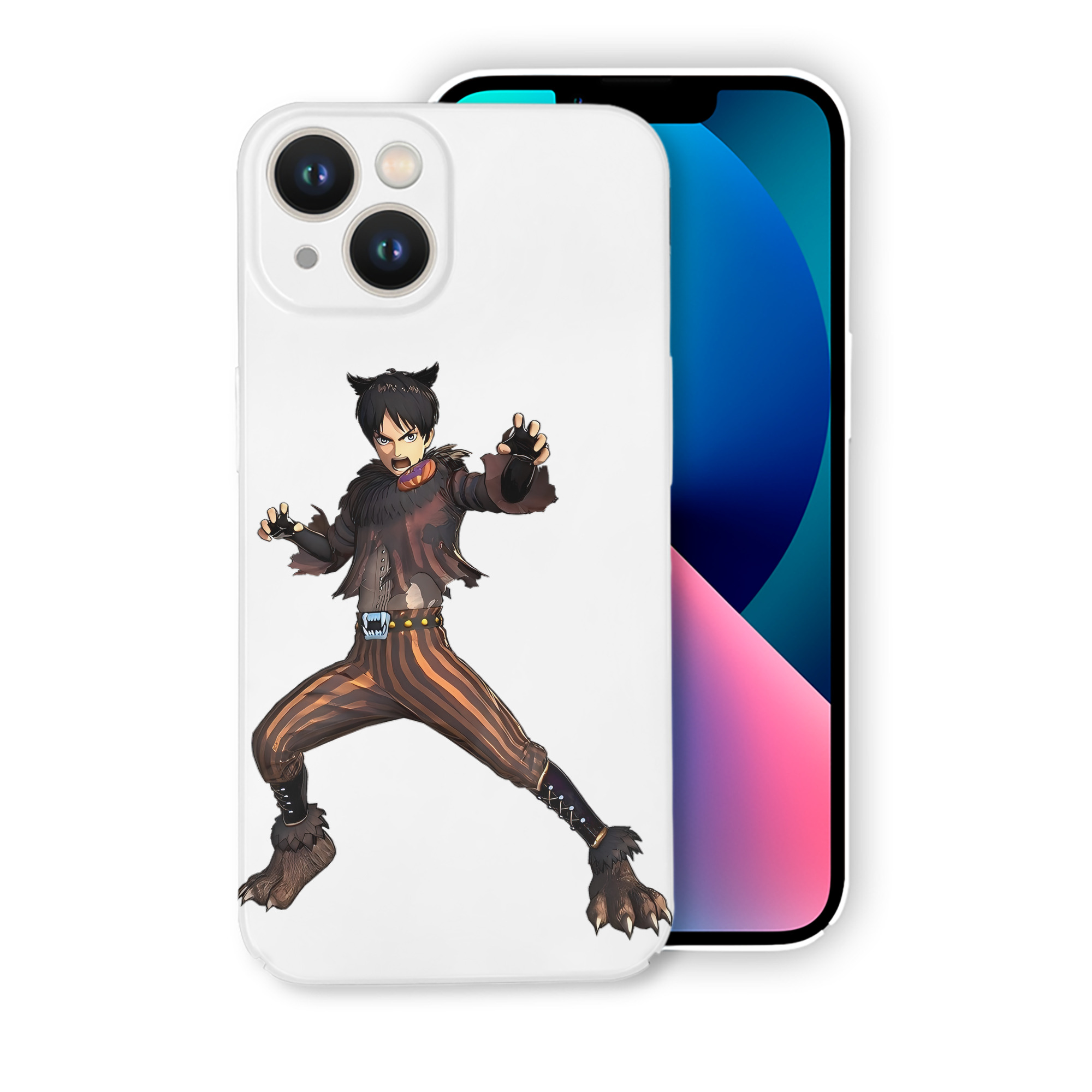 （画像用） 進撃の巨人 エレン･イェーガー Attack on Titan Eren Jäger 【iPhone 14シリーズ対応】ハードケース