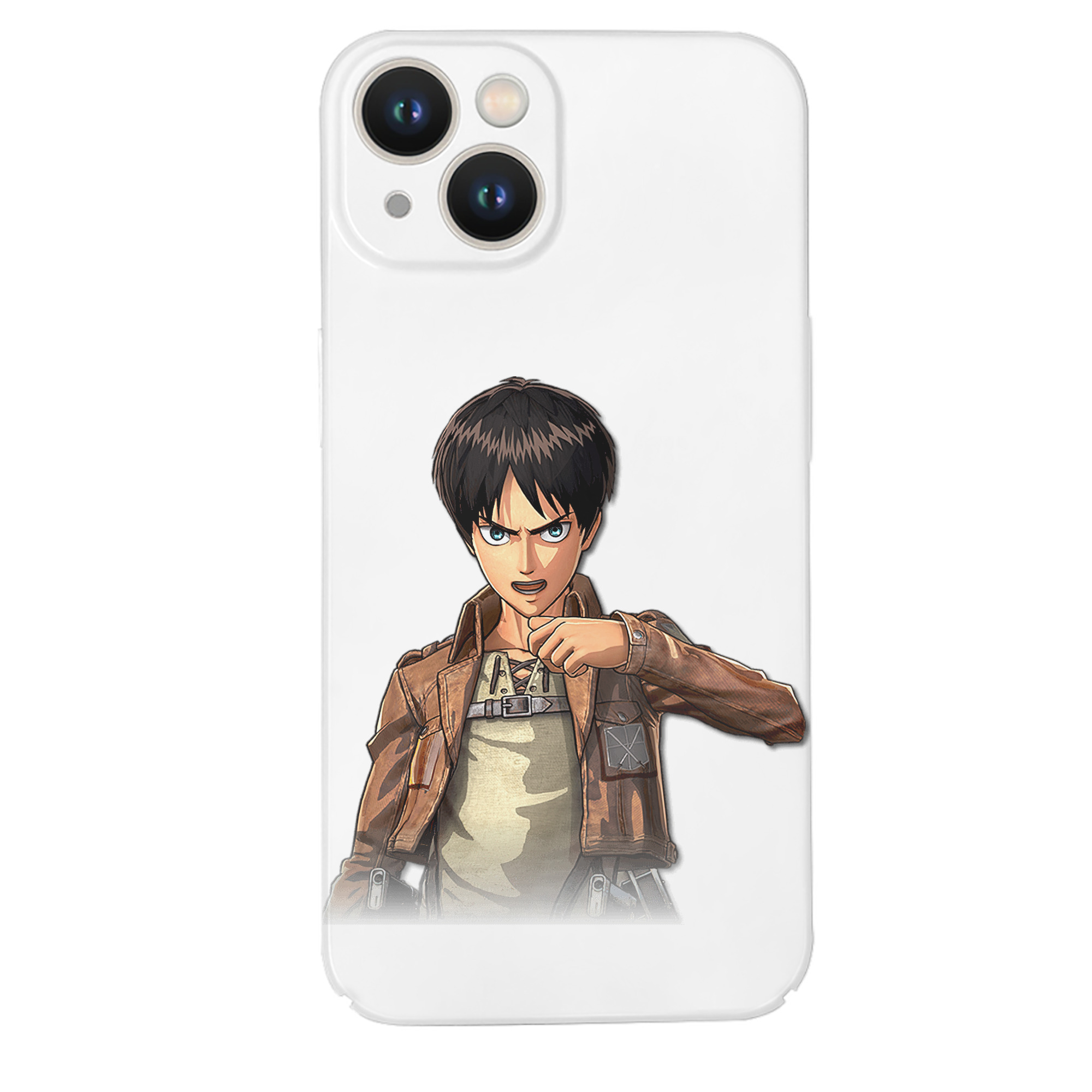 （画像用） 進撃の巨人 エレン･イェーガー Attack on Titan Eren Jäger 【iPhone 14シリーズ対応】ハードケース